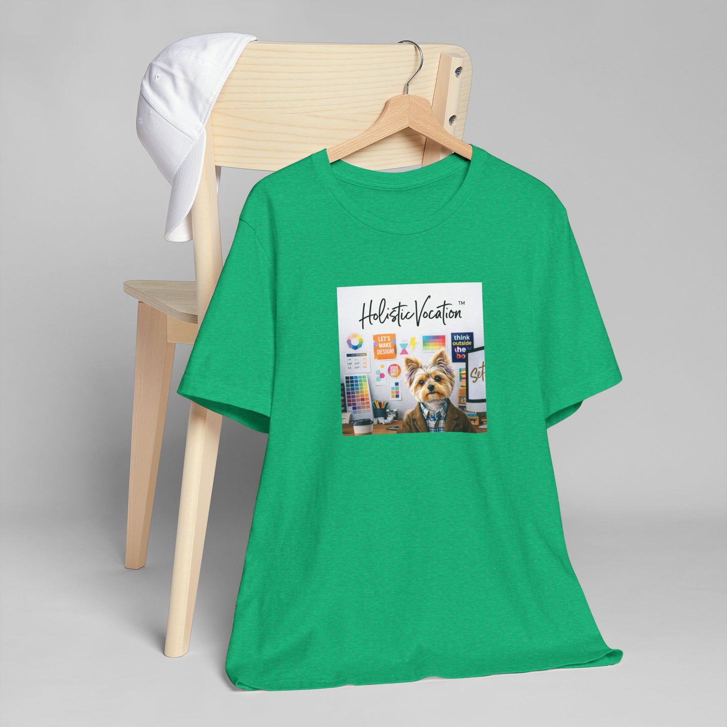 Honor your vocation Yoga Dog T-Shirt – Cute Office Pup Graphic Tee