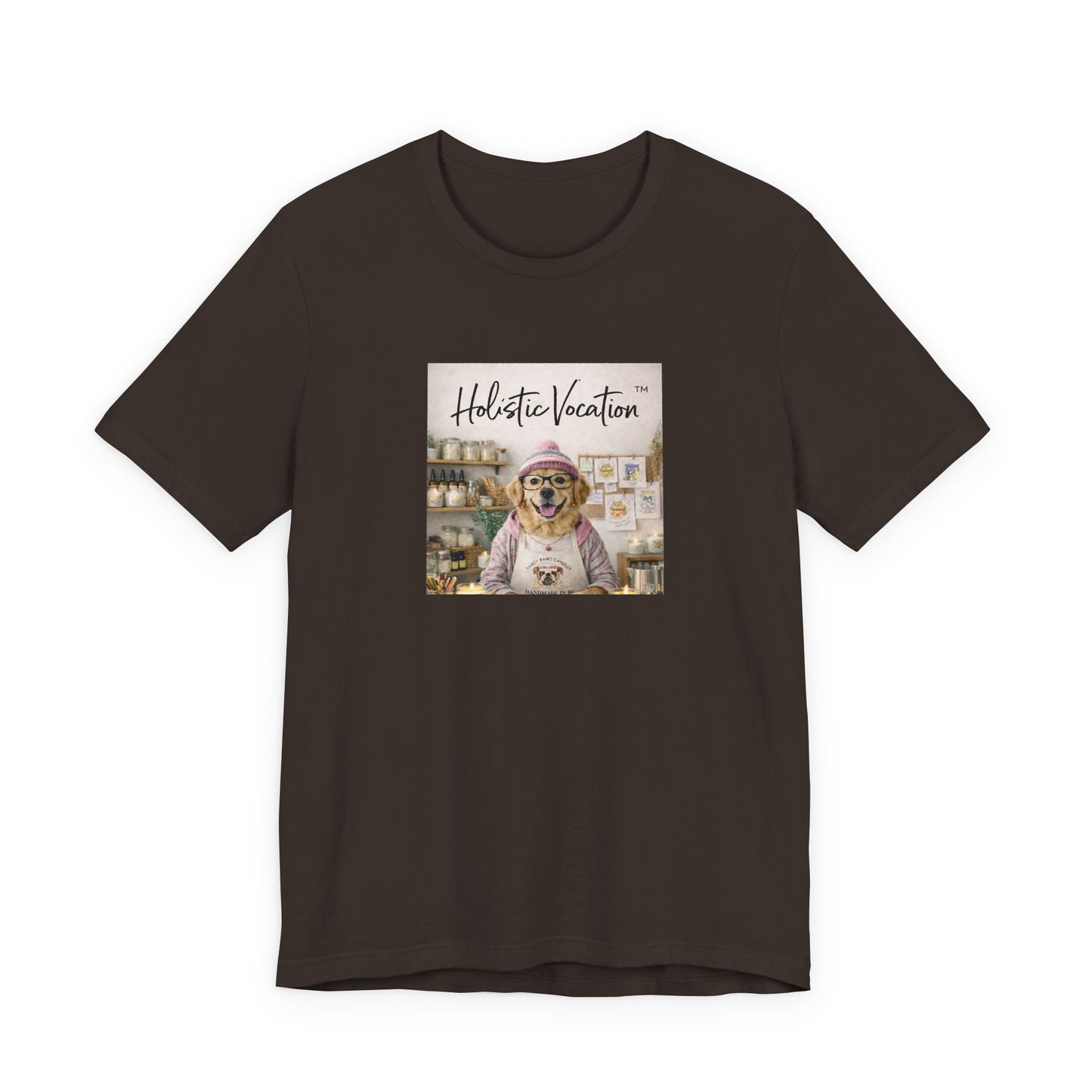 Dog Baker T‑Shirt — "Holistic Vocation" Cute Puppy Baker Graphic Tee