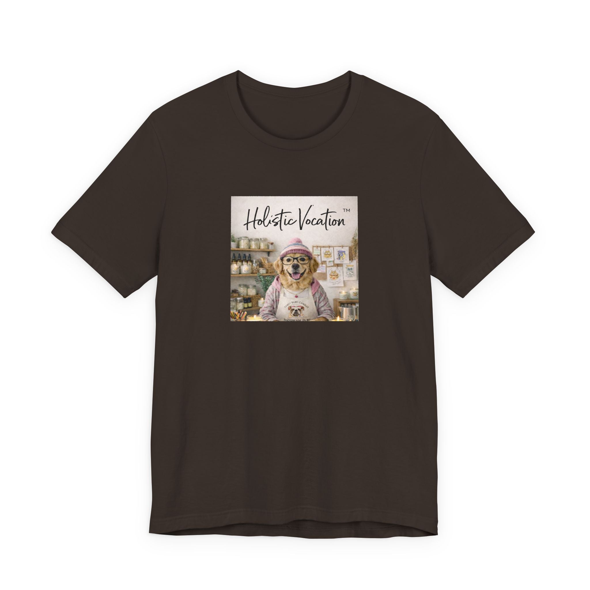 Dog Baker T‑Shirt — "Holistic Vocation" Cute Puppy Baker Graphic Tee