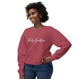 Crewneck Sweatshirt — 'Holistic Vocation' Front + 'got purpose?' Back Minimal Motivational Pullover