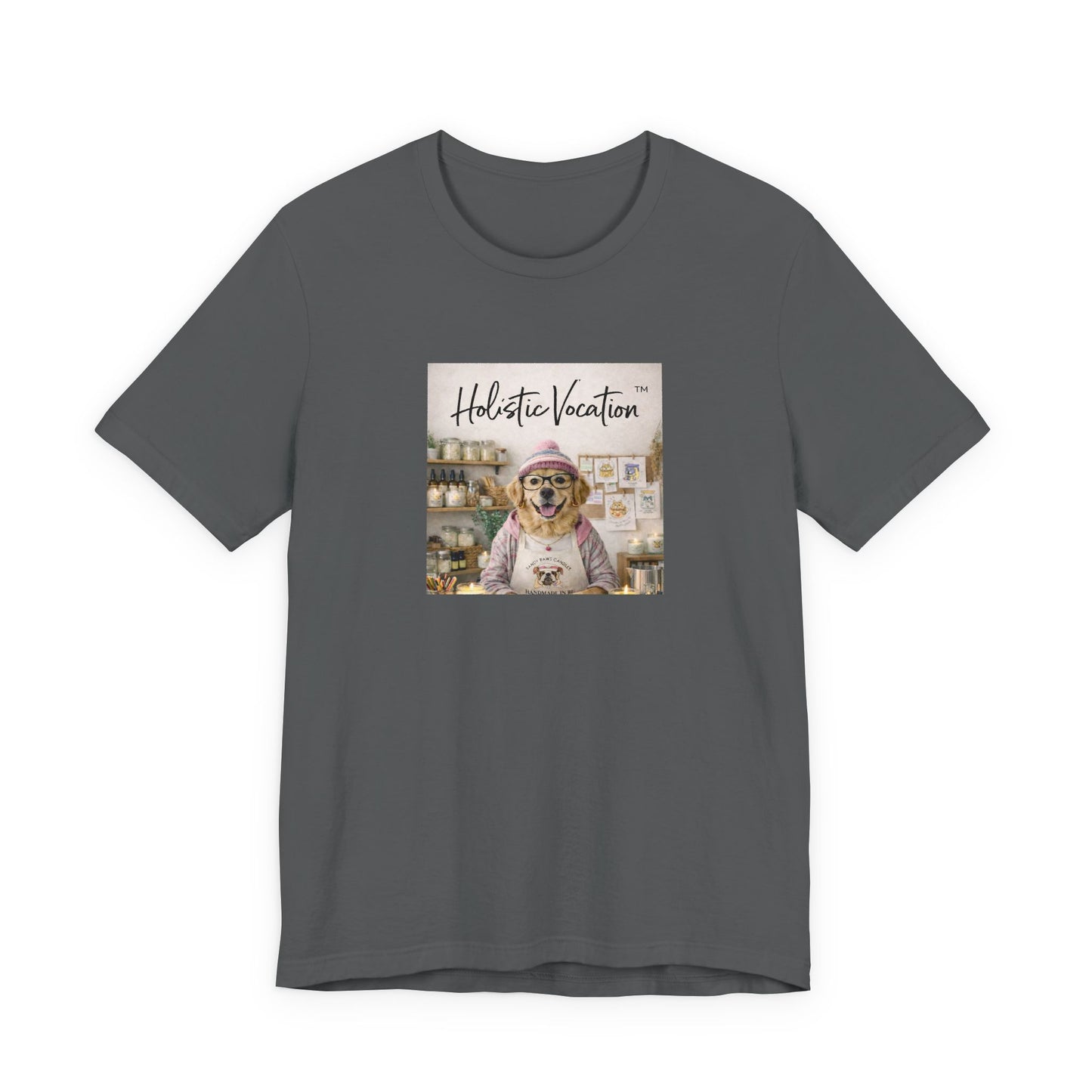 Dog Baker T‑Shirt — "Holistic Vocation" Cute Puppy Baker Graphic Tee