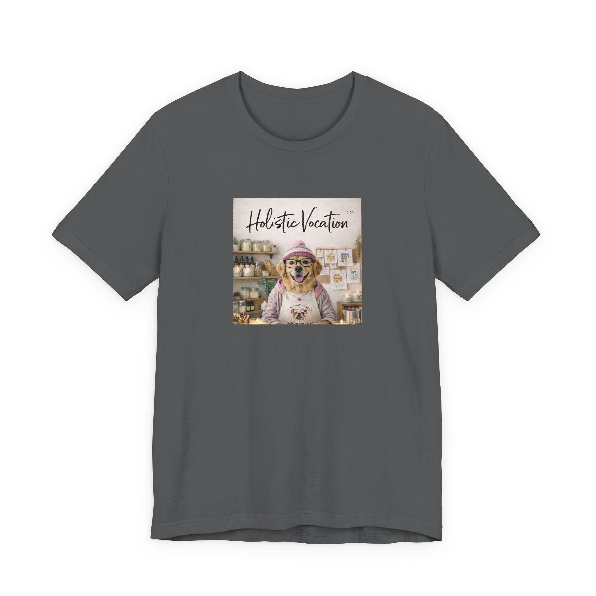 Dog Baker T‑Shirt — "Holistic Vocation" Cute Puppy Baker Graphic Tee