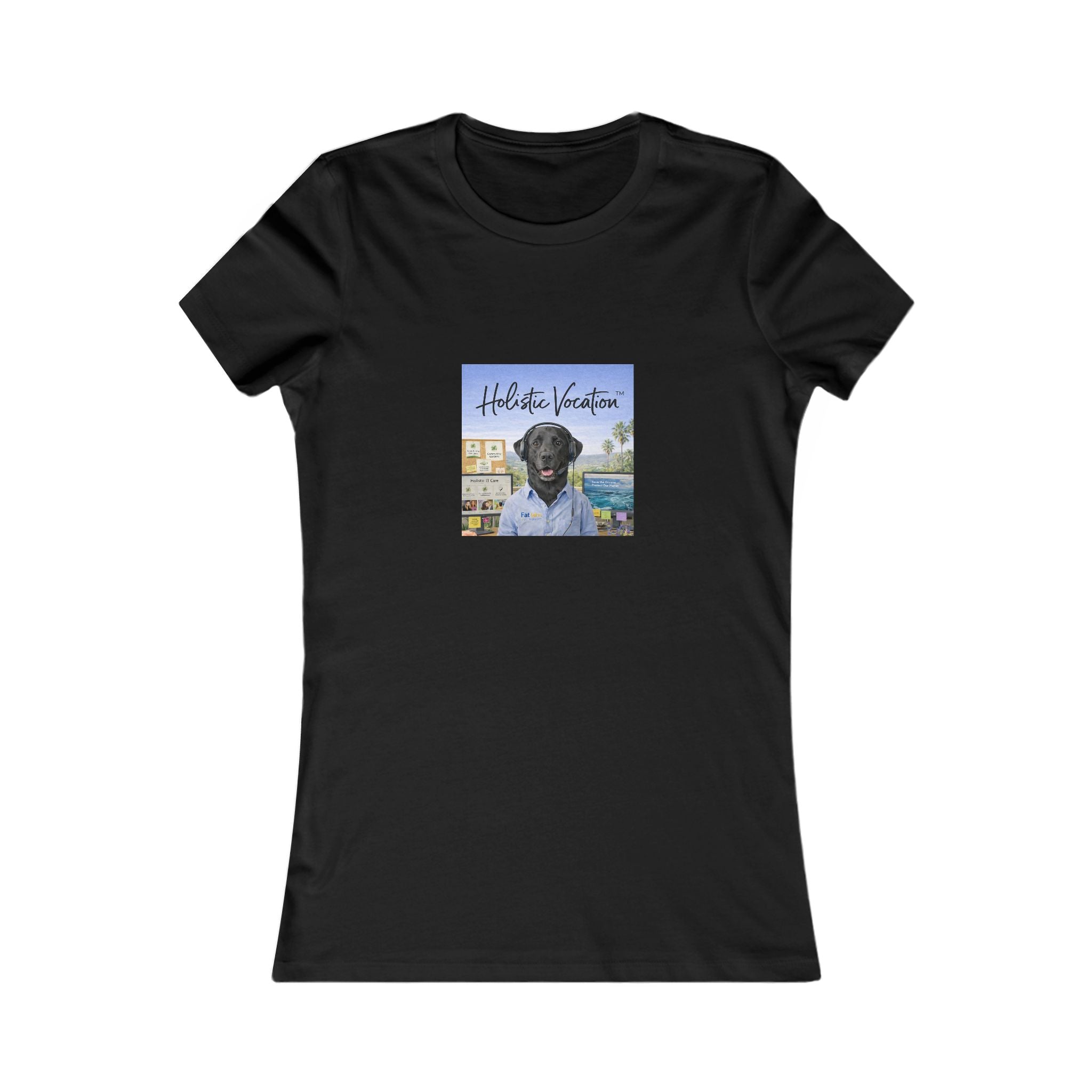 Women's Tee — 'Historic Vocation' Scenic Dog Graphic Shirt