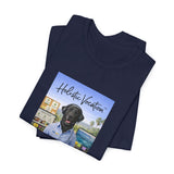 Holistic Vocation T-Shirt — Black Labrador Beach Portrait Tee