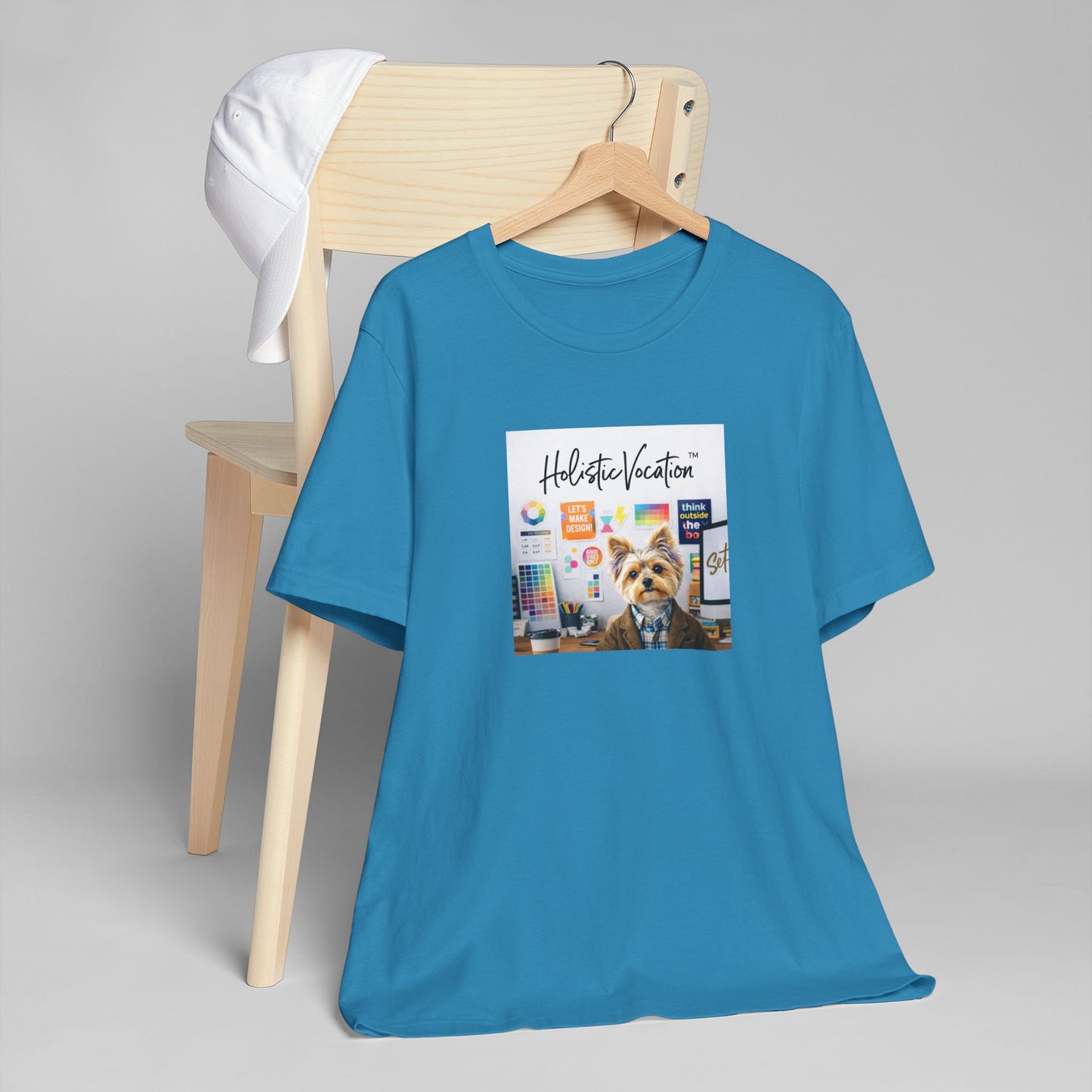 Honor your vocation Yoga Dog T-Shirt – Cute Office Pup Graphic Tee