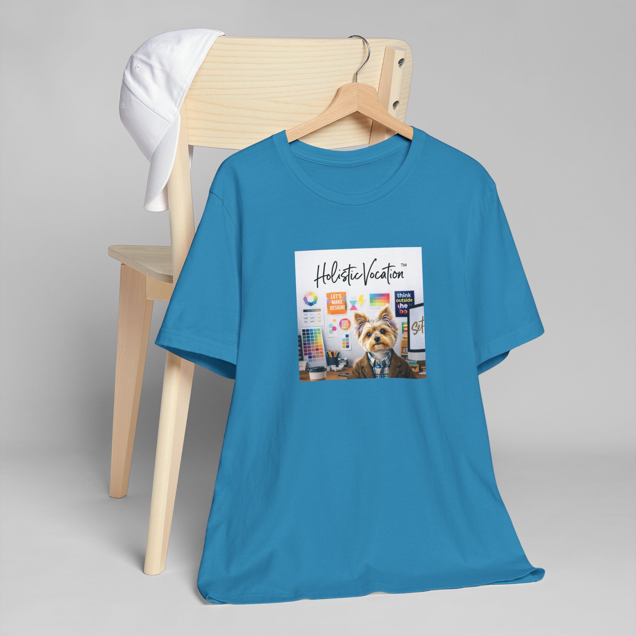 Honor your vocation Yoga Dog T-Shirt – Cute Office Pup Graphic Tee