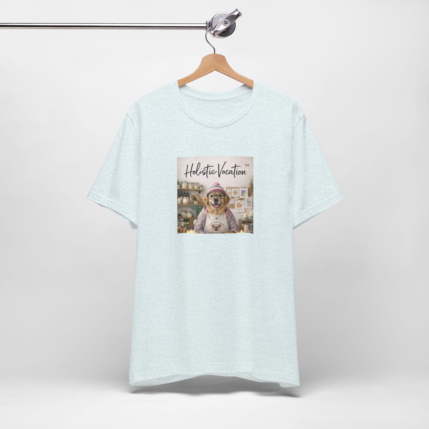 Dog Baker T‑Shirt — "Holistic Vocation" Cute Puppy Baker Graphic Tee