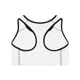 Honor your vocation Sports Bra Cute Sloth Spa Graphic Activewear