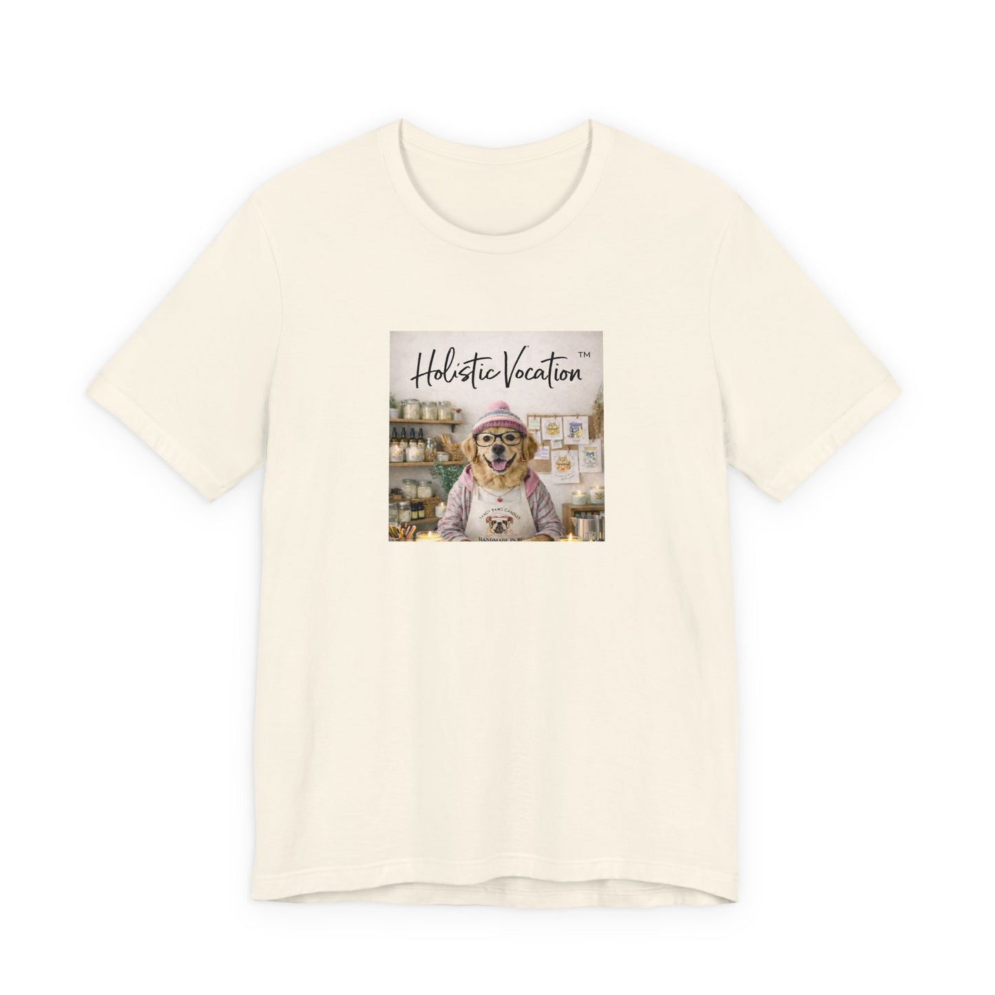 Dog Baker T‑Shirt — "Holistic Vocation" Cute Puppy Baker Graphic Tee