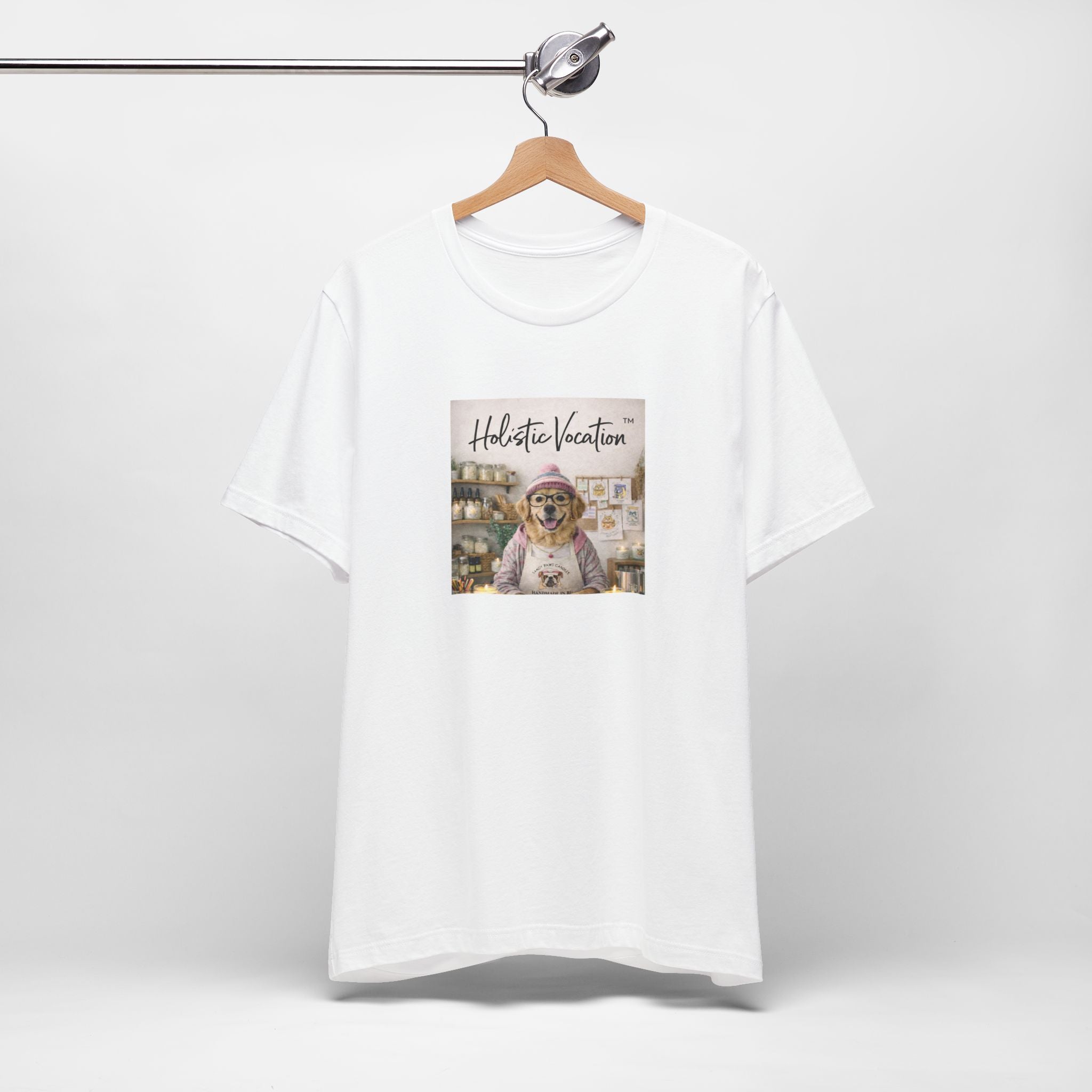 Dog Baker T‑Shirt — "Holistic Vocation" Cute Puppy Baker Graphic Tee