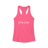 Women's Ideal Racerback Tank - White Design