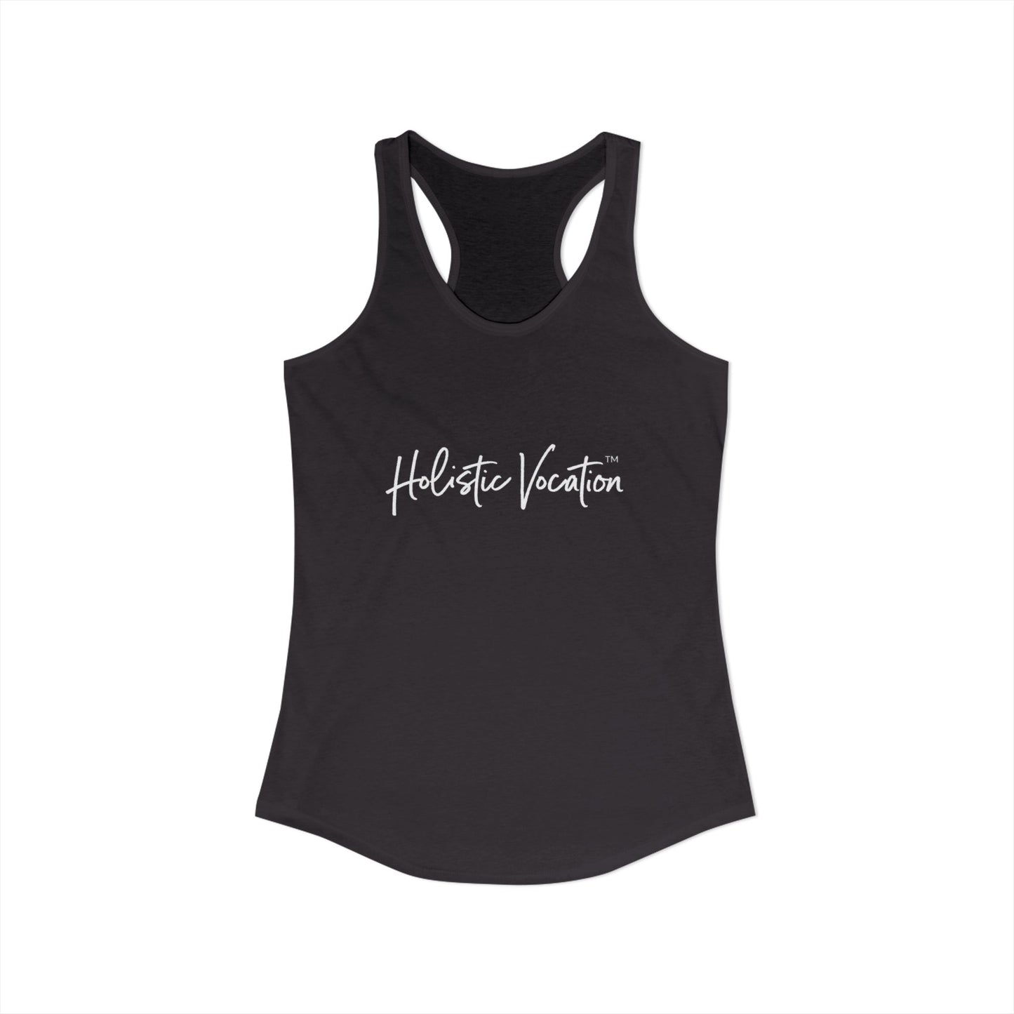 Women's Ideal Racerback Tank - White Design