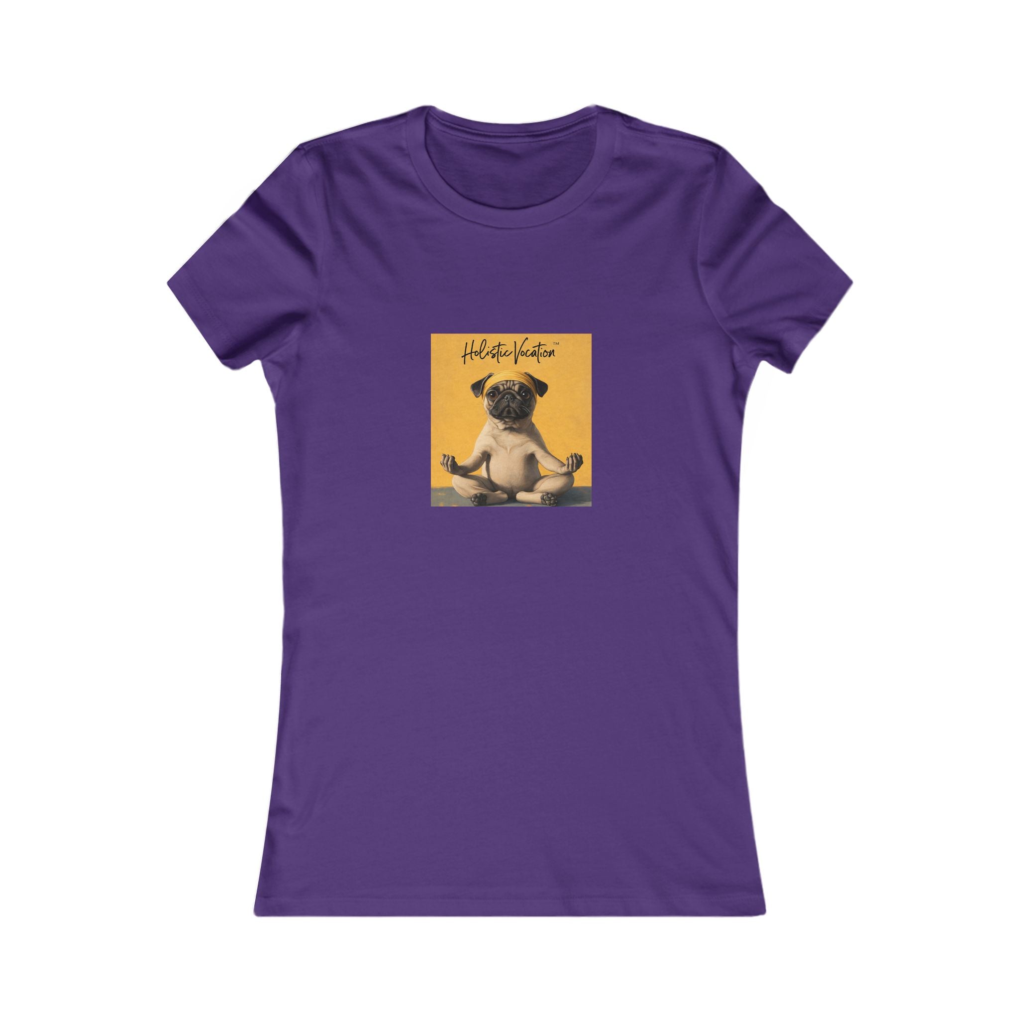 Honor your vocation Women's Tee — Cute Pug Yoga Graphic Shirt