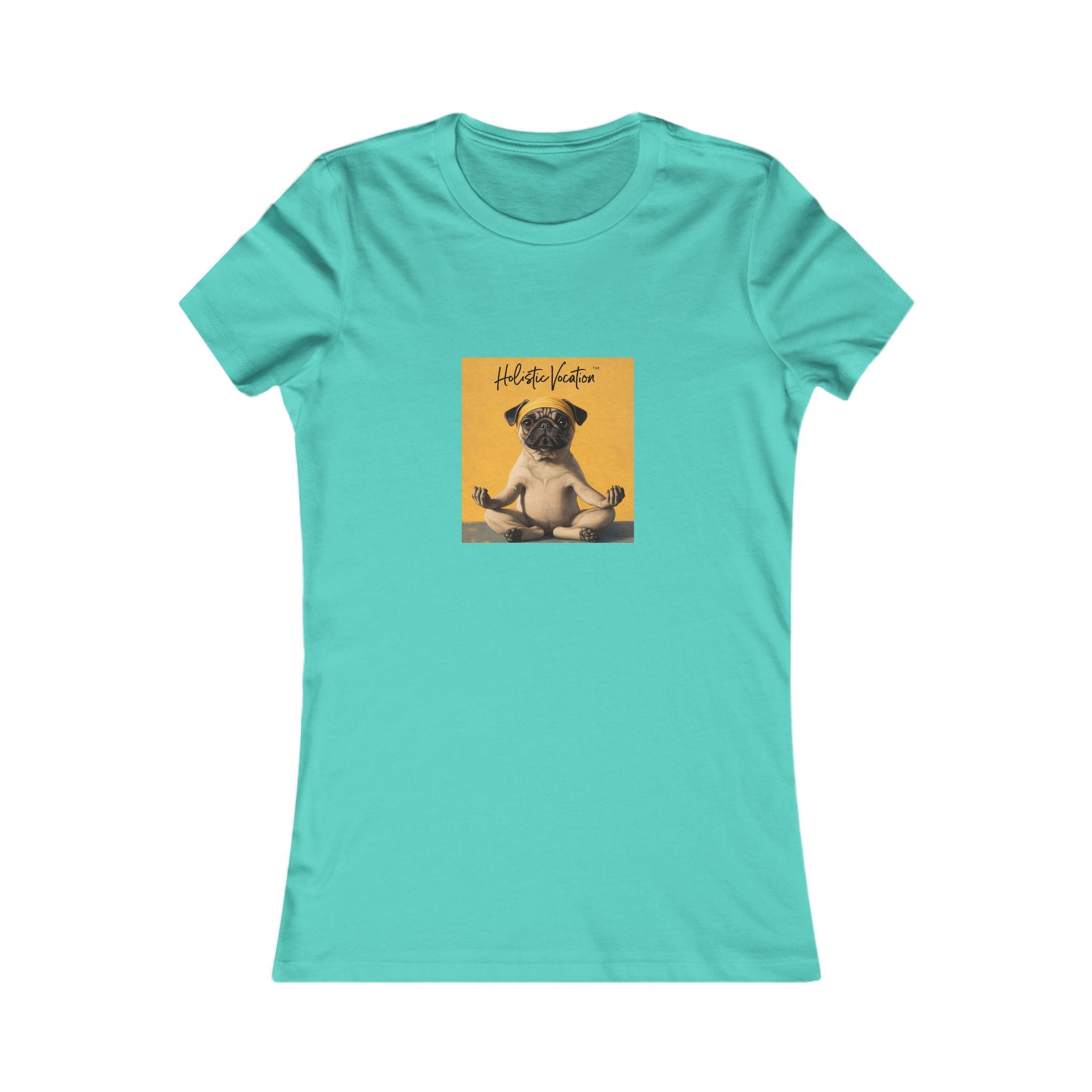 Honor your vocation Women's Tee — Cute Pug Yoga Graphic Shirt