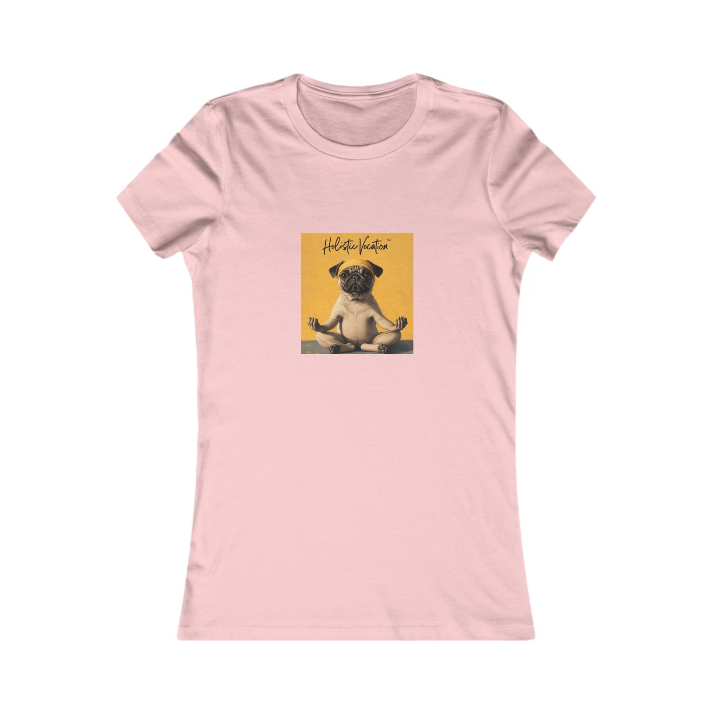 Honor your vocation Women's Tee — Cute Pug Yoga Graphic Shirt