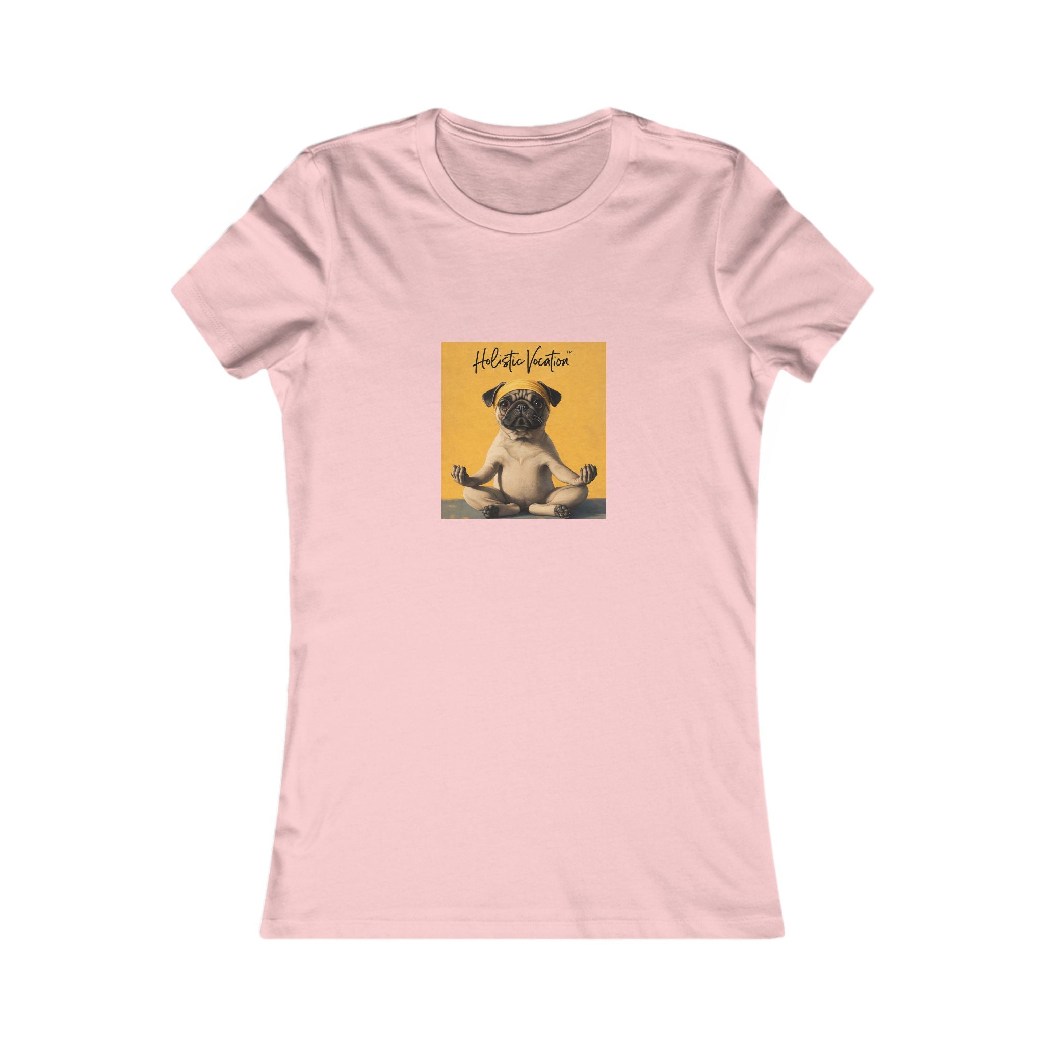 Honor your vocation Women's Tee — Cute Pug Yoga Graphic Shirt