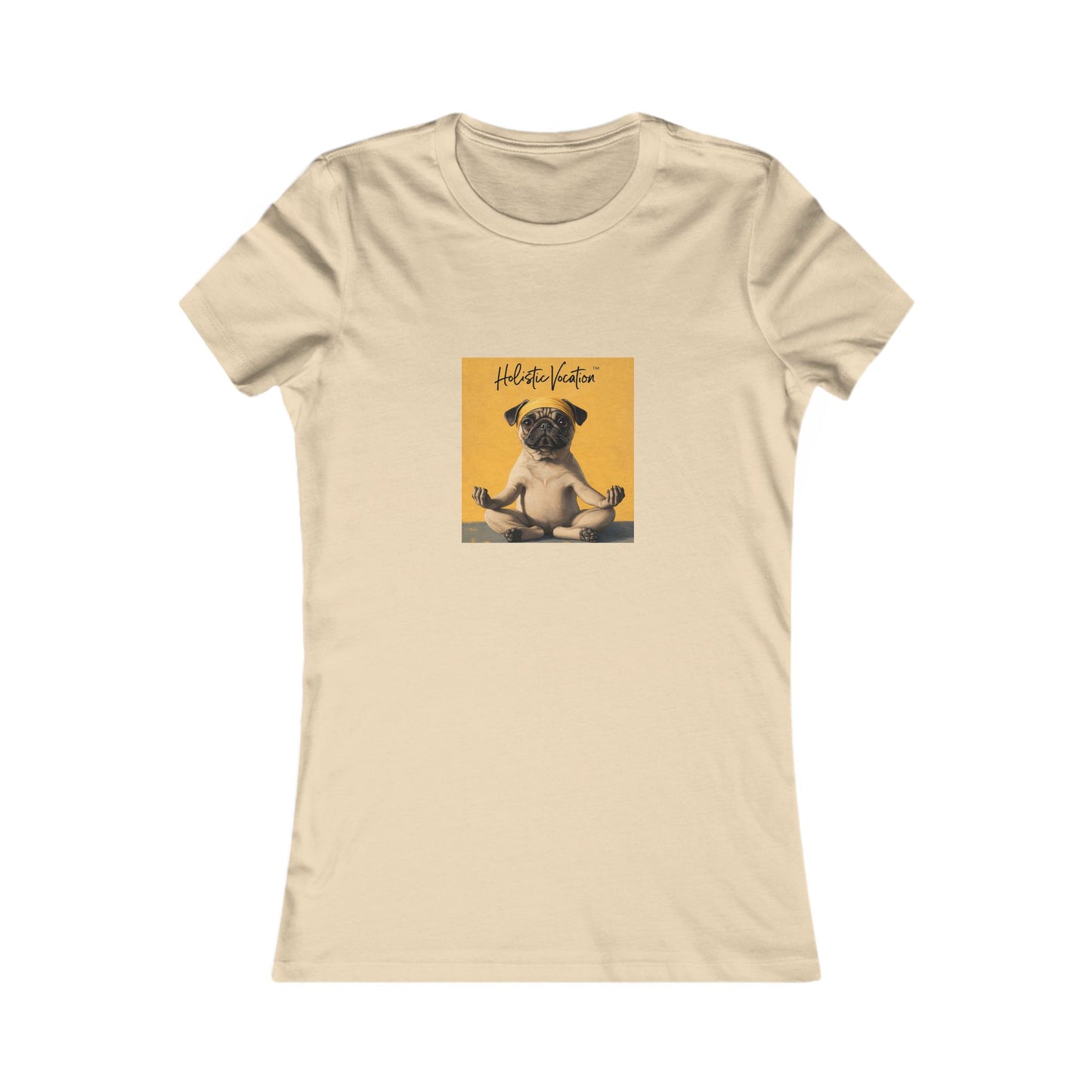 Honor your vocation Women's Tee — Cute Pug Yoga Graphic Shirt