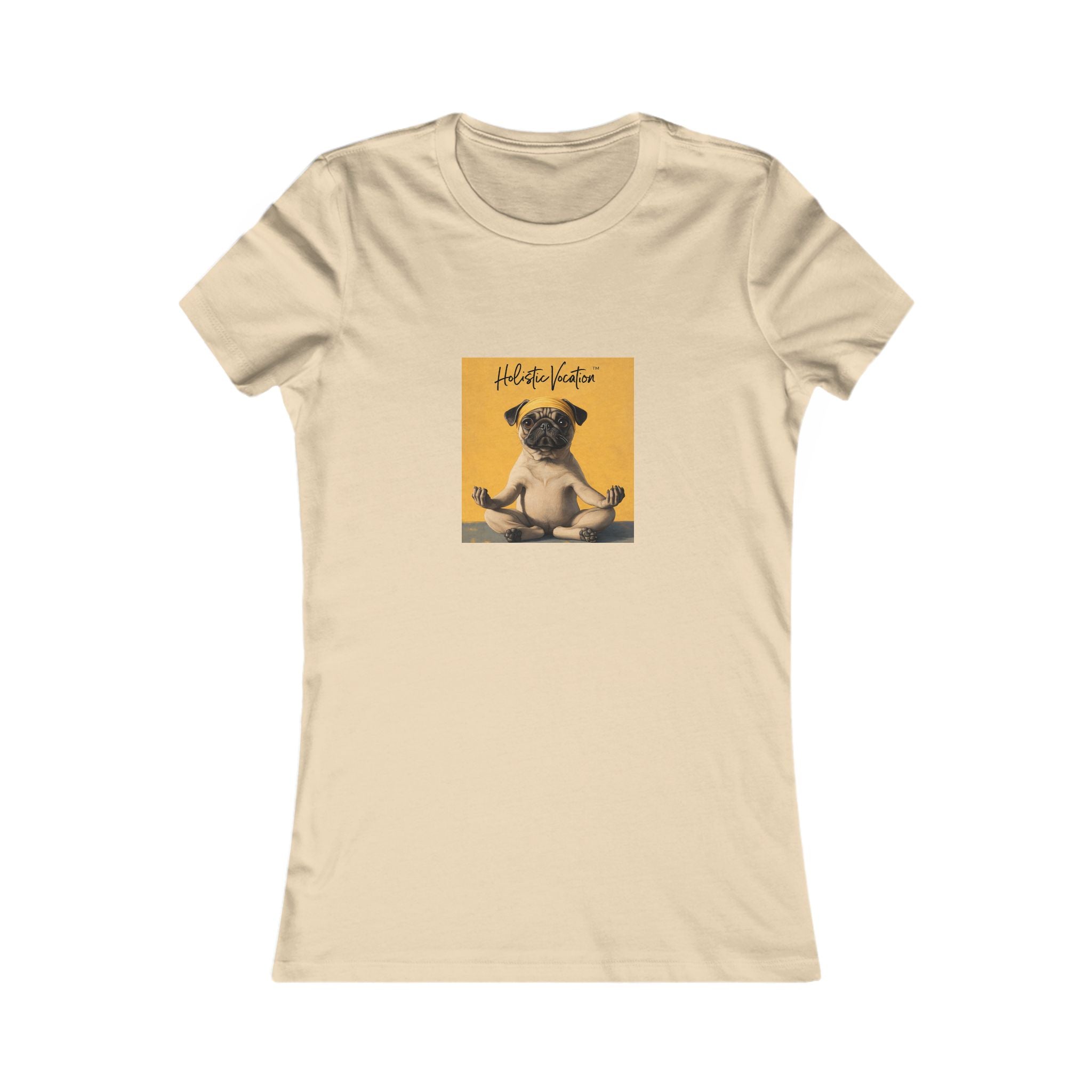 Honor your vocation Women's Tee — Cute Pug Yoga Graphic Shirt