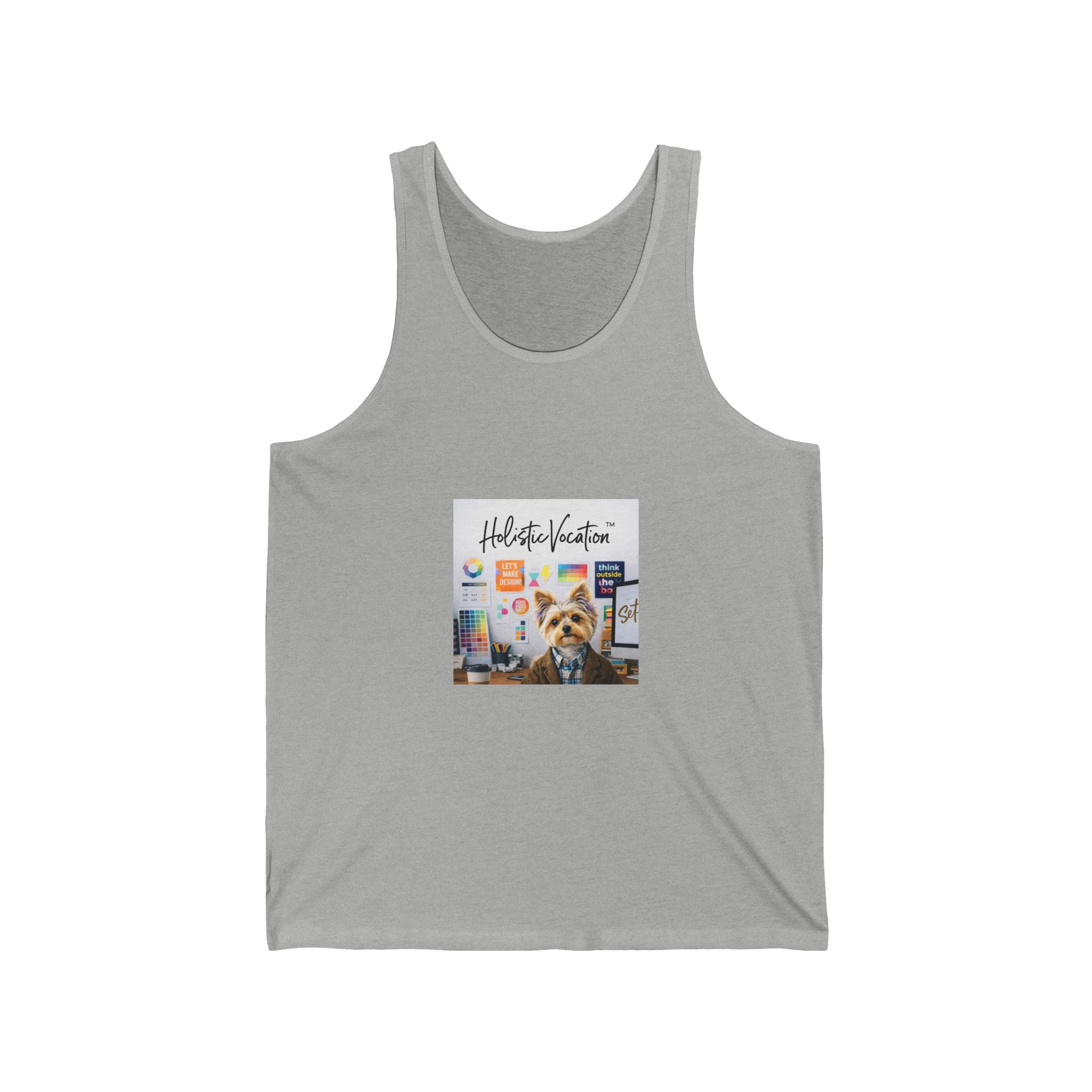 Honor your vocation Vibes Tank Top — "Hello Vocation" Beachy Summer Tank