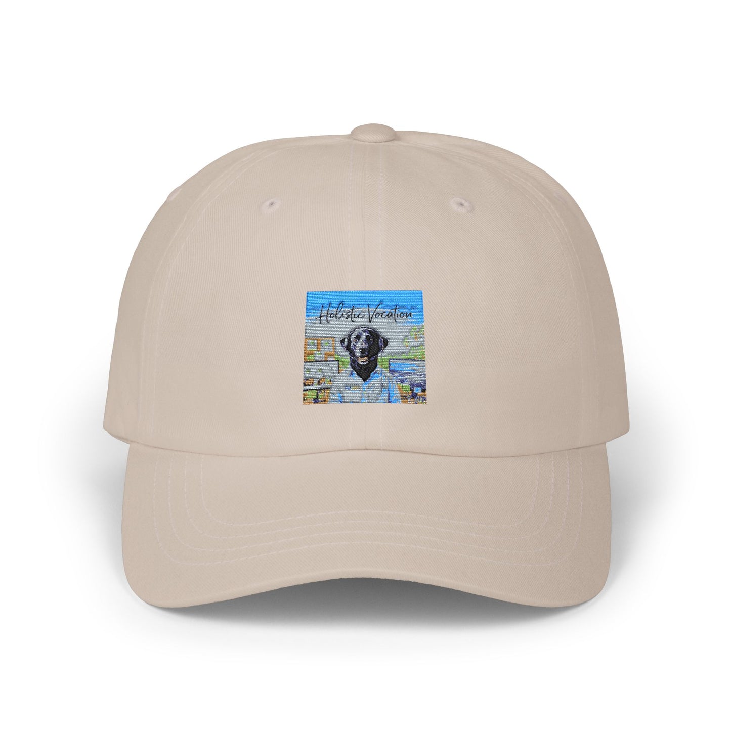 Honor your vocation Dad Cap with Mosaic Sheep Art Embroidery — Cute Farm Animal Baseball Hat