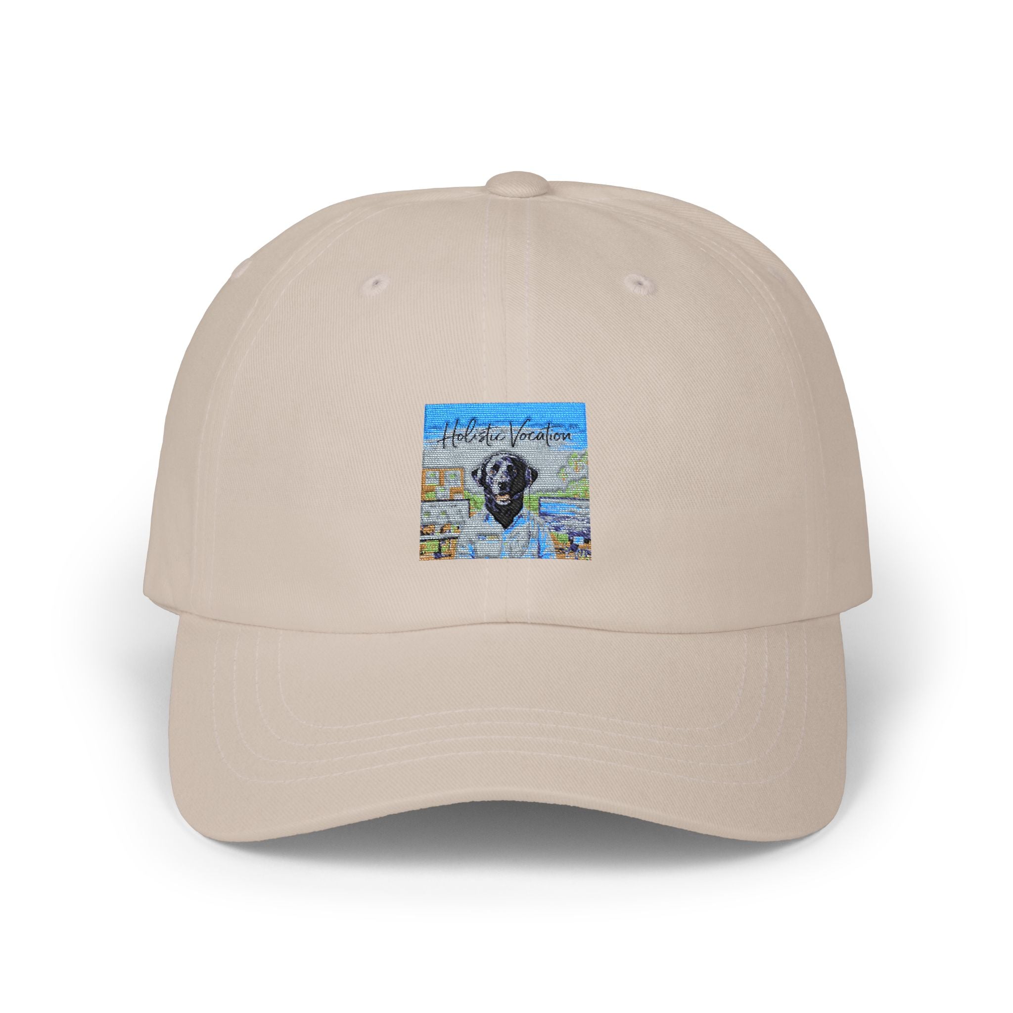 Honor your vocation Dad Cap with Mosaic Sheep Art Embroidery — Cute Farm Animal Baseball Hat