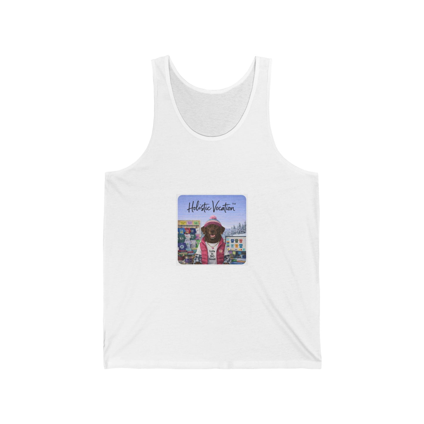 Honor your vocation Dog Tank Top — Cute Pup Beach Travel Graphic Tank