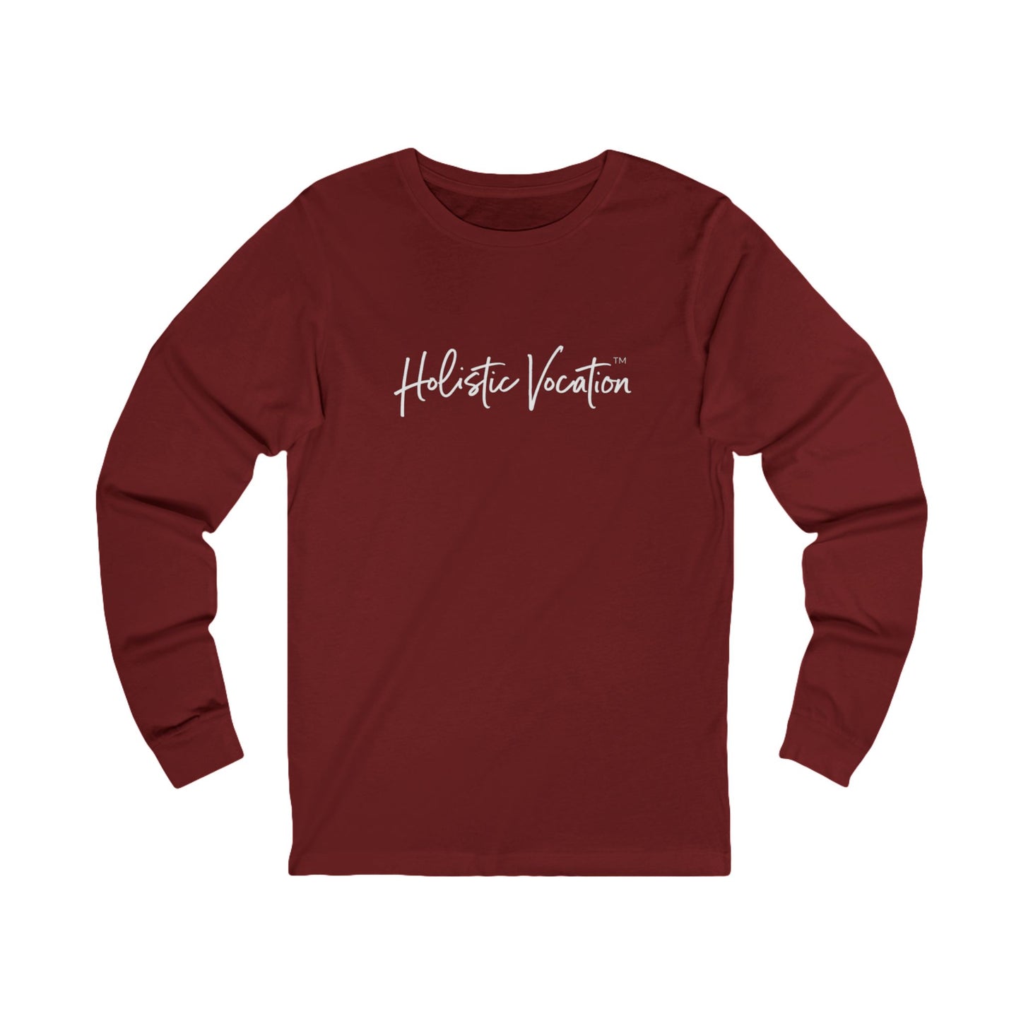 Holistic Vocation Long Sleeve Tee — “got purpose?” Wellness Shirt - White Design