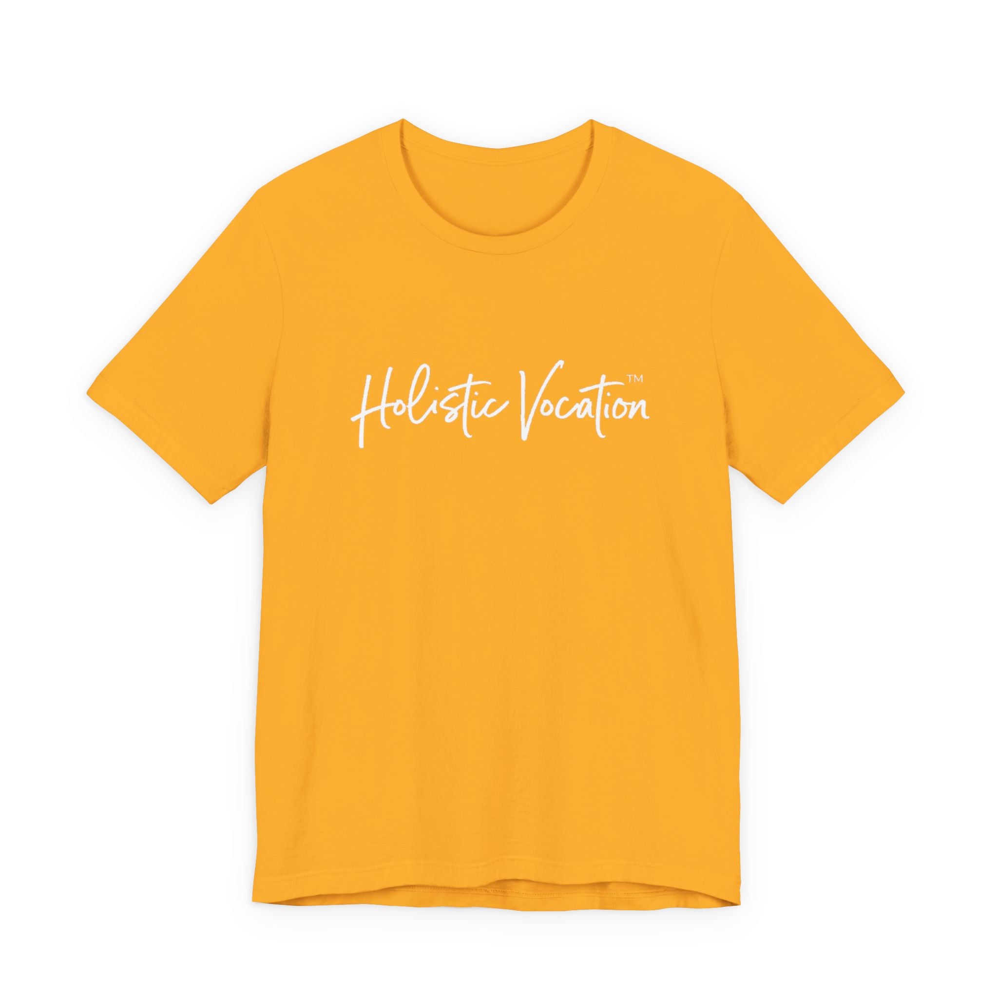 Holistic Vocation Tee — Minimal Script Spiritual Wellness T‑Shirt