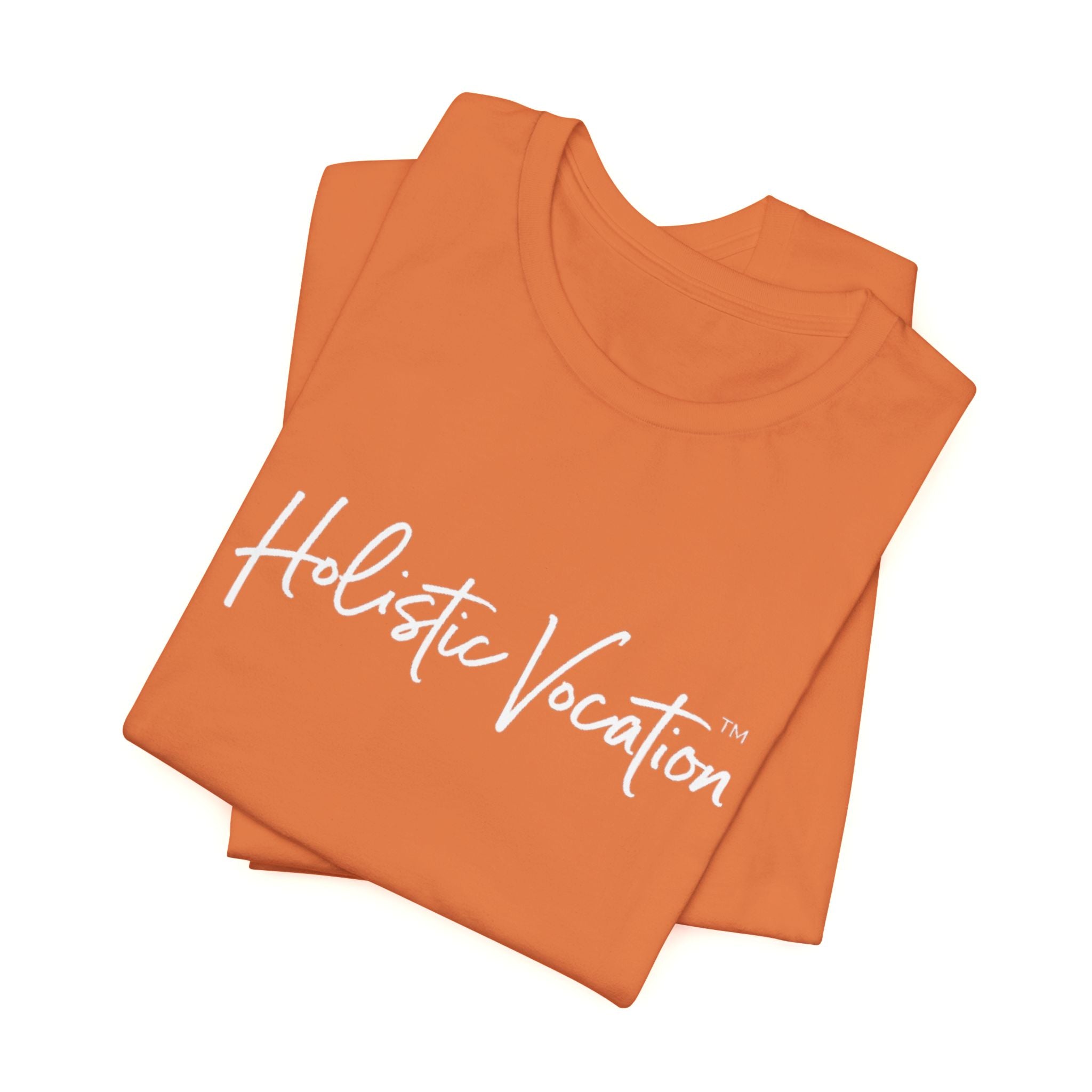 Holistic Vocation Tee — Minimal Script Spiritual Wellness T‑Shirt