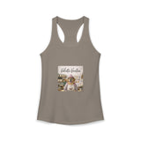 Honor your vocation Cute Puppy Baker Graphic Women's Ideal Racerback Tank