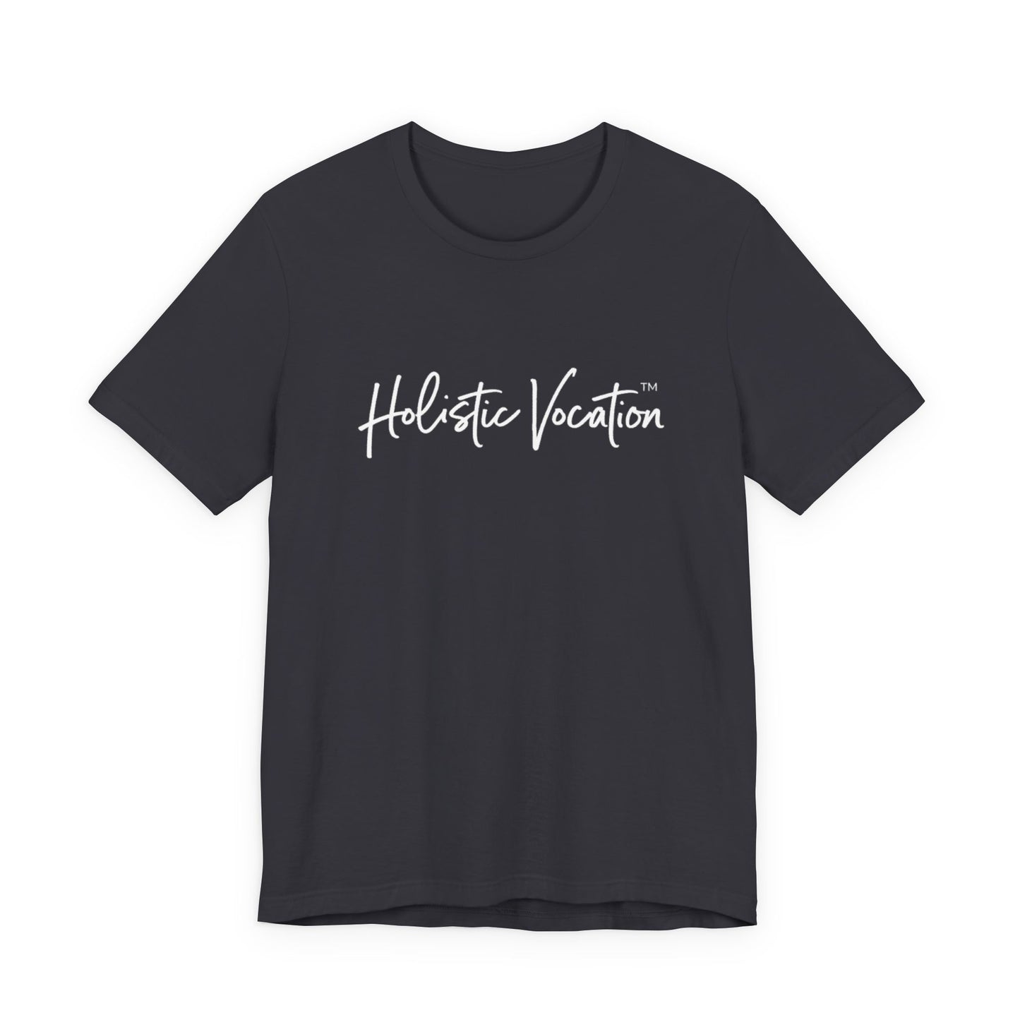 Holistic Vocation Tee — Minimal Script Spiritual Wellness T‑Shirt