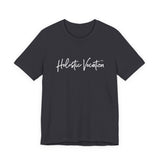 Holistic Vocation Tee — Minimal Script Spiritual Wellness T‑Shirt