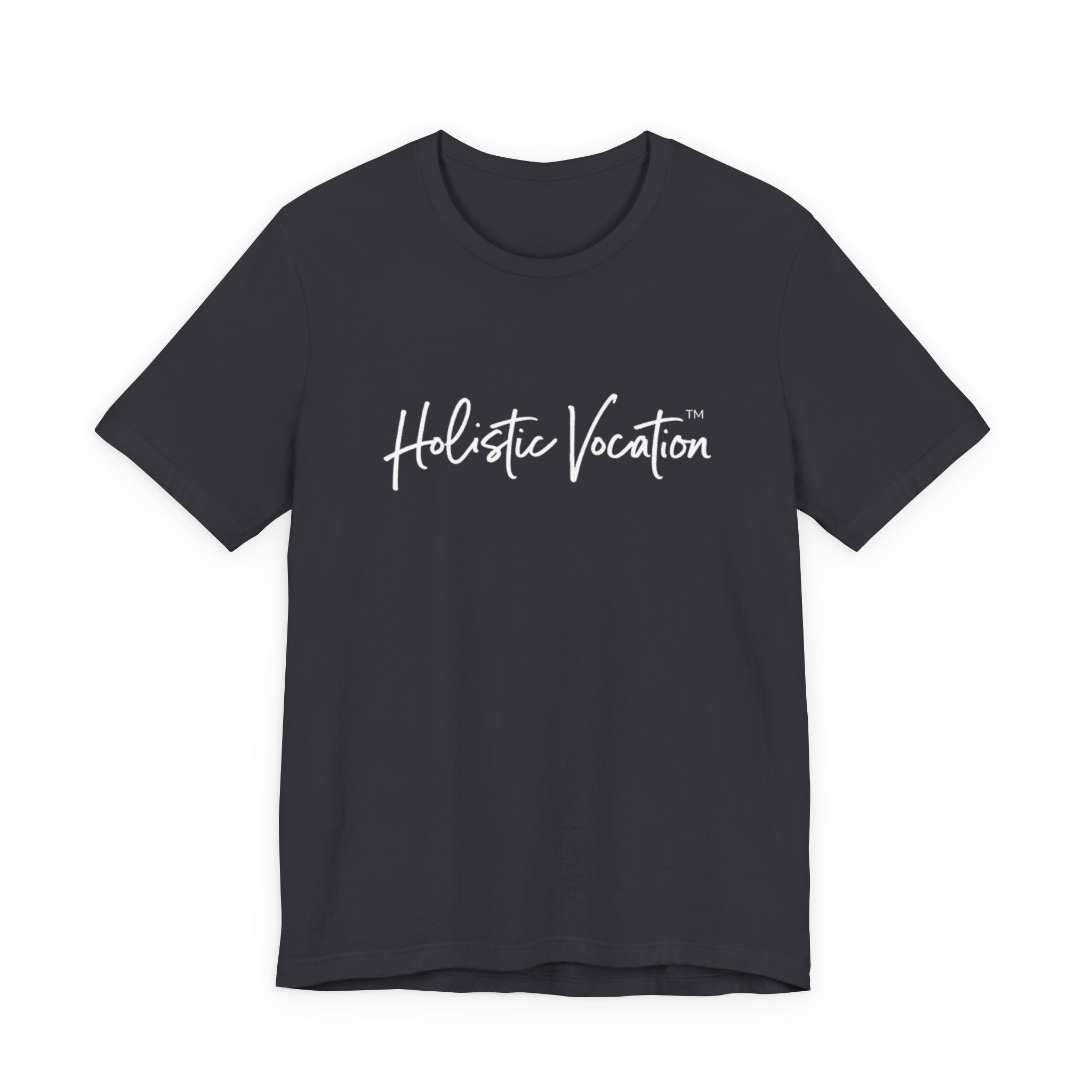 Holistic Vocation Tee — Minimal Script Spiritual Wellness T‑Shirt