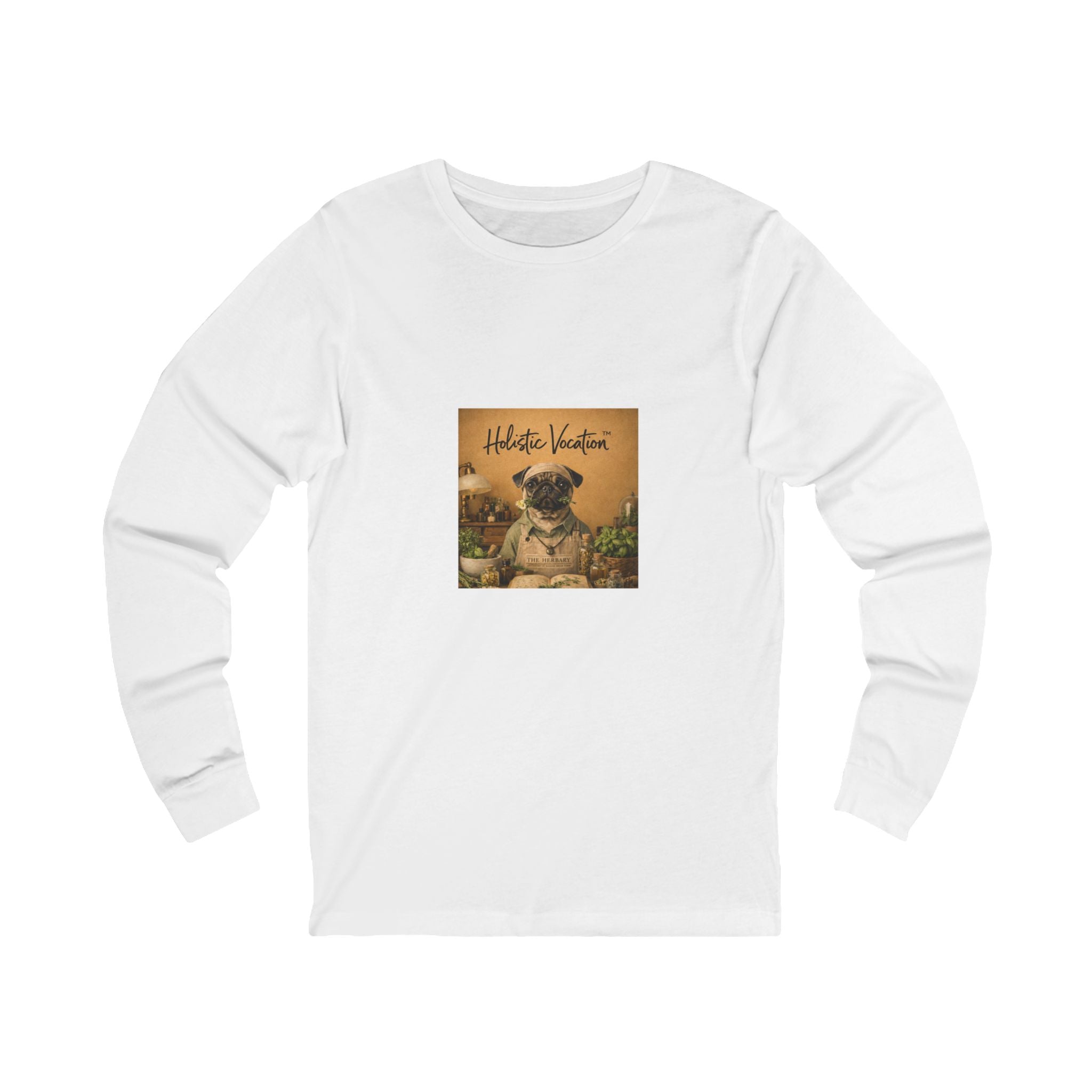Honor your vocation Long Sleeve Tee — Vintage Pug Graphic