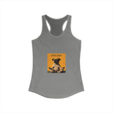 Honor your vocation Cute Pug Yoga Graphic Women's Ideal Racerback Tank