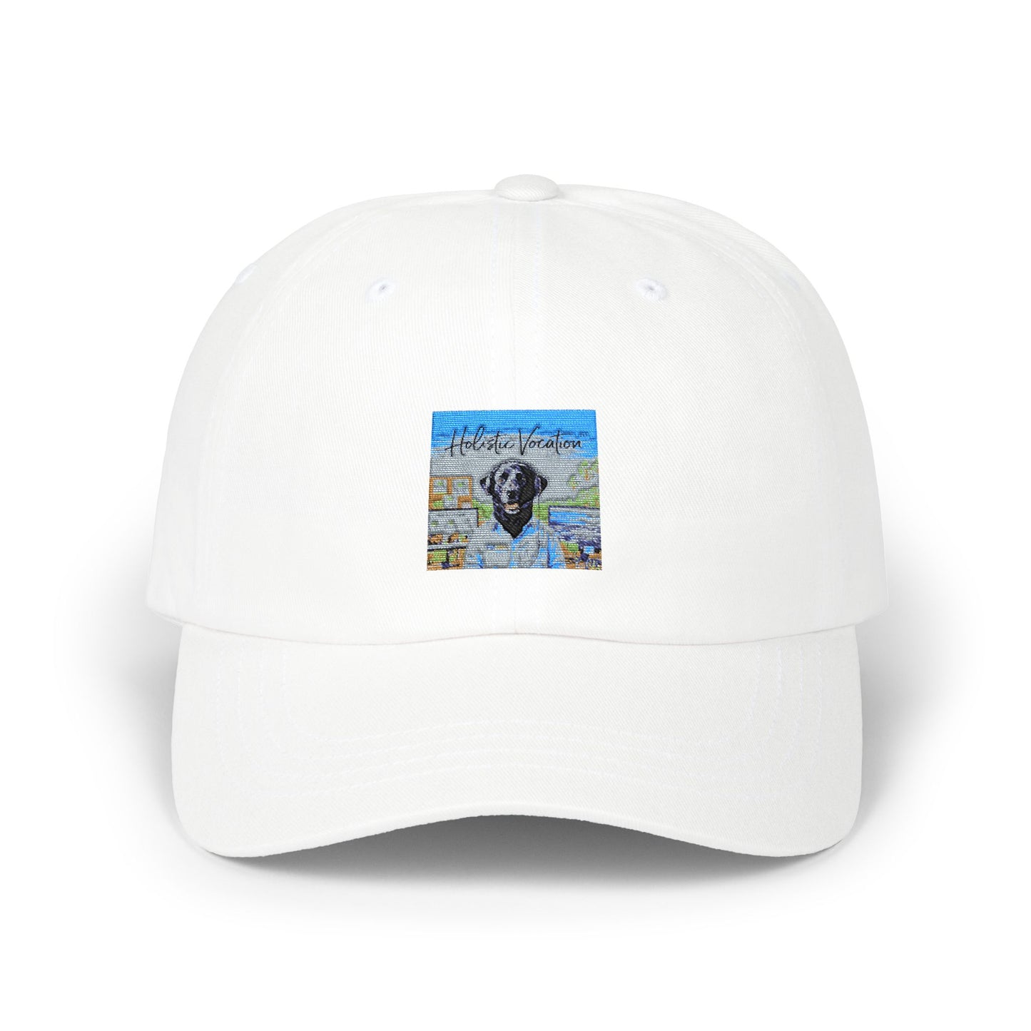 Honor your vocation Dad Cap with Mosaic Sheep Art Embroidery — Cute Farm Animal Baseball Hat