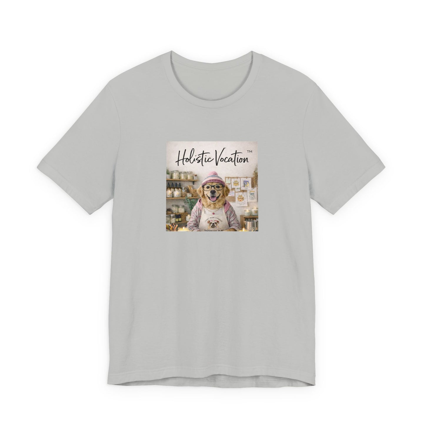 Dog Baker T‑Shirt — "Holistic Vocation" Cute Puppy Baker Graphic Tee