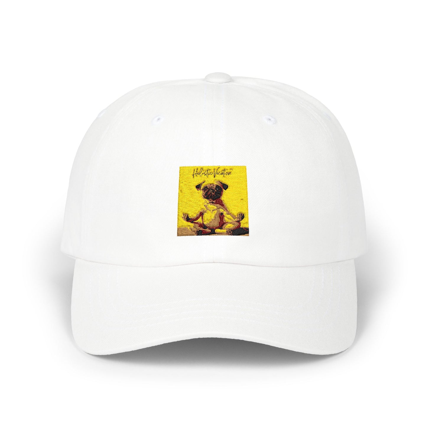 Honor your vocation Dad Cap with Vintage Teddy Bear Patch — Cute Retro Dad Hat