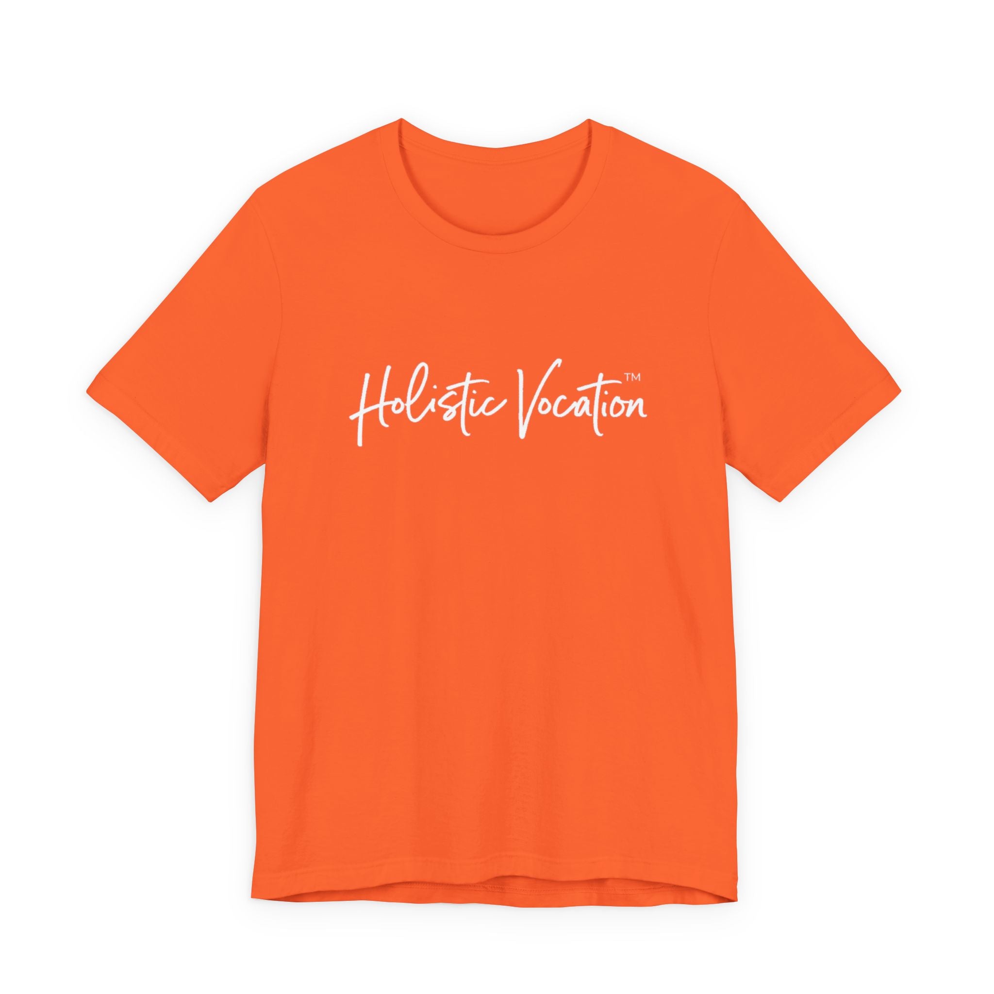 Holistic Vocation Tee — Minimal Script Spiritual Wellness T‑Shirt