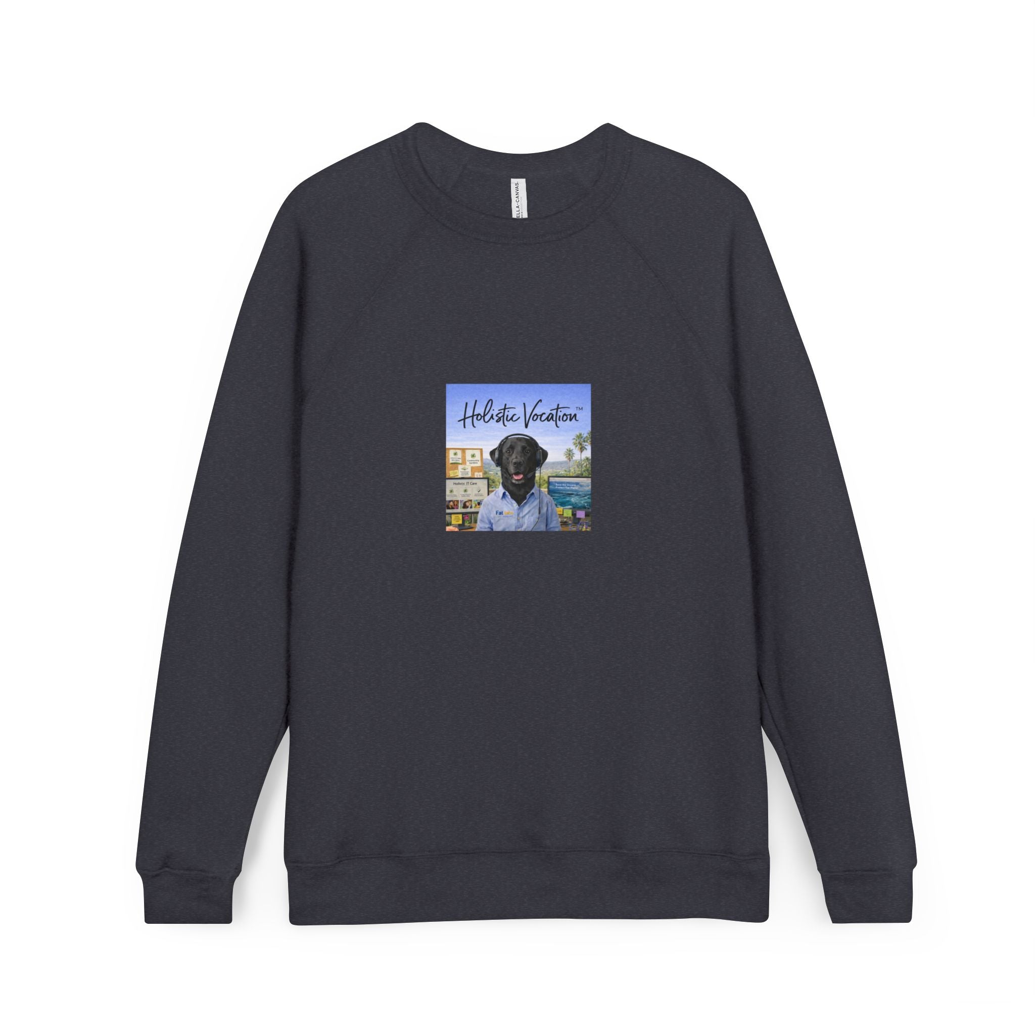 Honor your vocation Raglan Sweatshirt — “Absolute Vibes” Graphic Crewneck