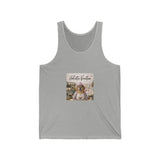 Honor your vocation Vocation Dog Tank Top — "Hello Vacation" Cute Pup Summer Tank