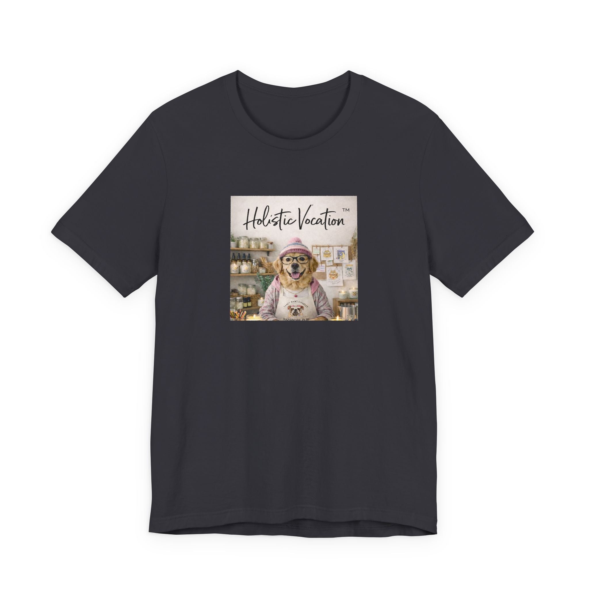 Dog Baker T‑Shirt — "Holistic Vocation" Cute Puppy Baker Graphic Tee