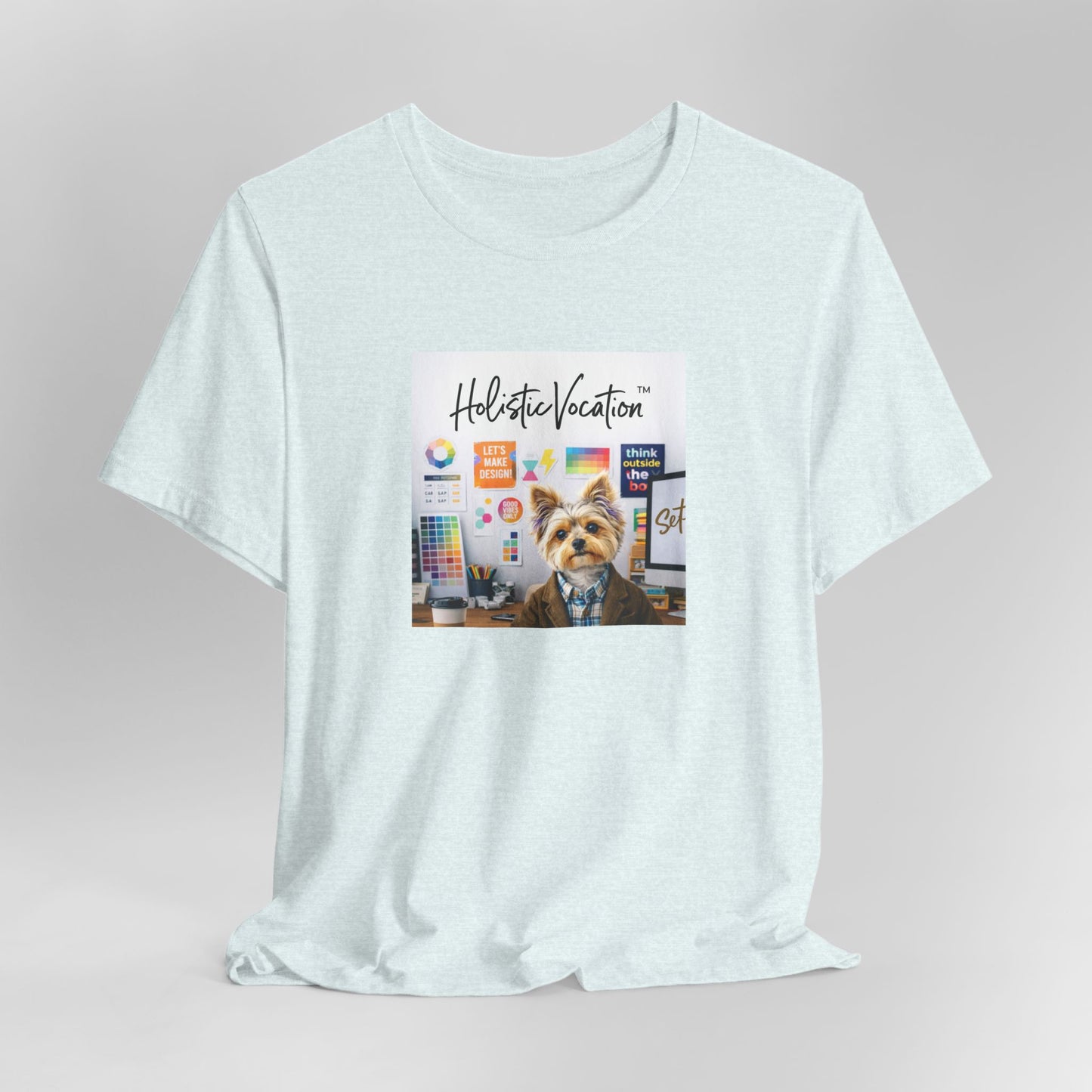 Honor your vocation Yoga Dog T-Shirt – Cute Office Pup Graphic Tee