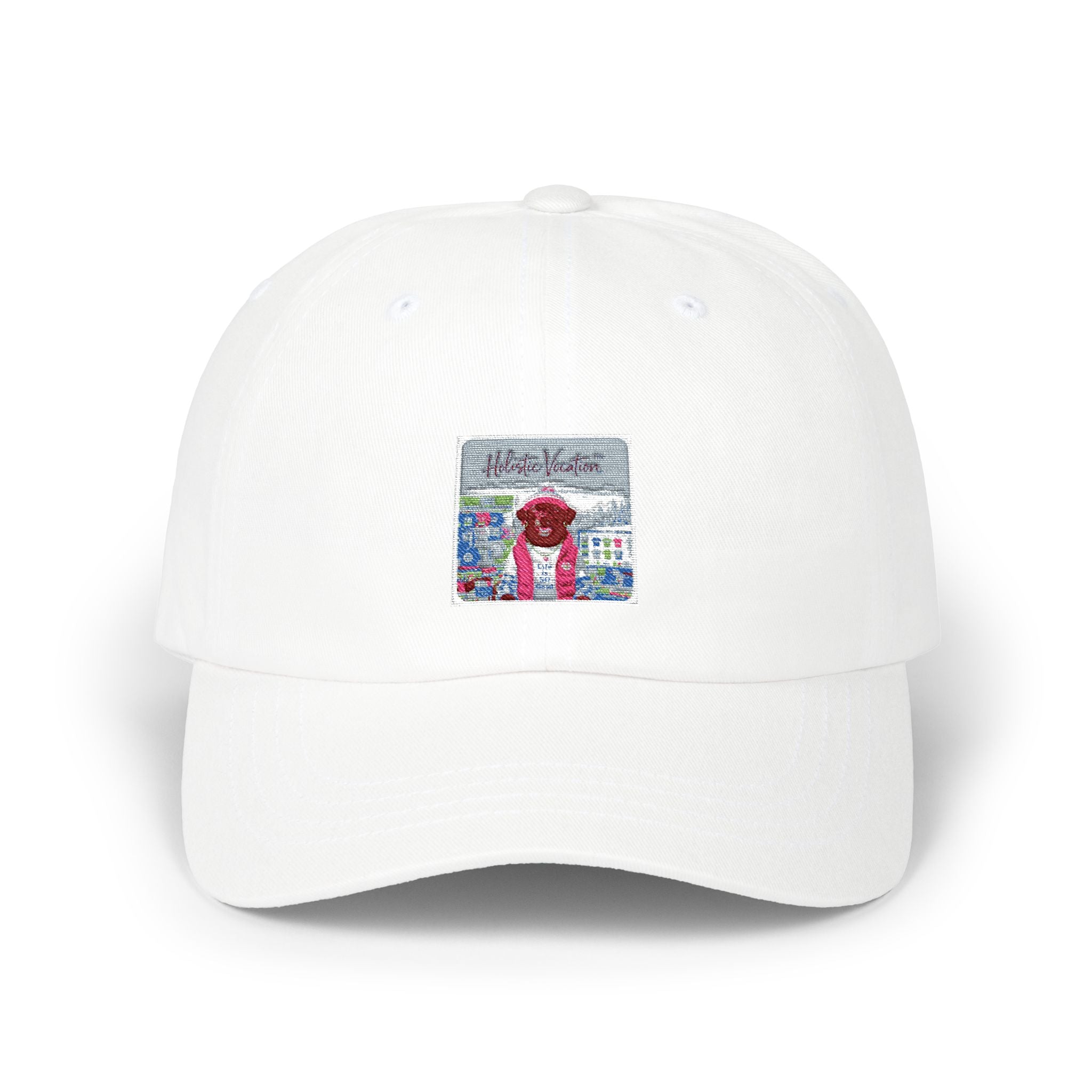 Honor your vocation Dad Cap — Festive Snow Globe Santa Design Holiday Baseball Hat