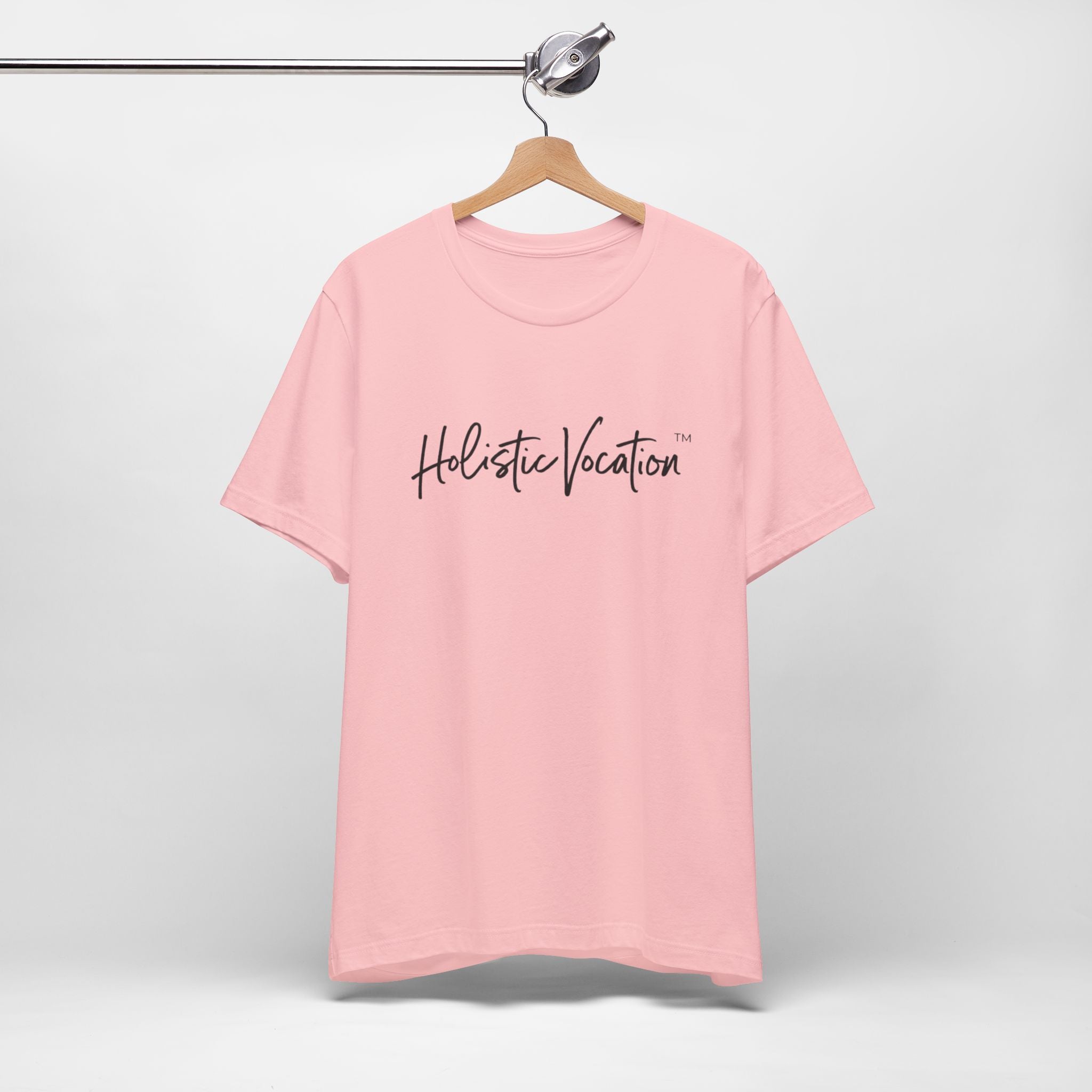Holistic Vocation Tee — Minimal Script Spiritual Wellness T‑Shirt
