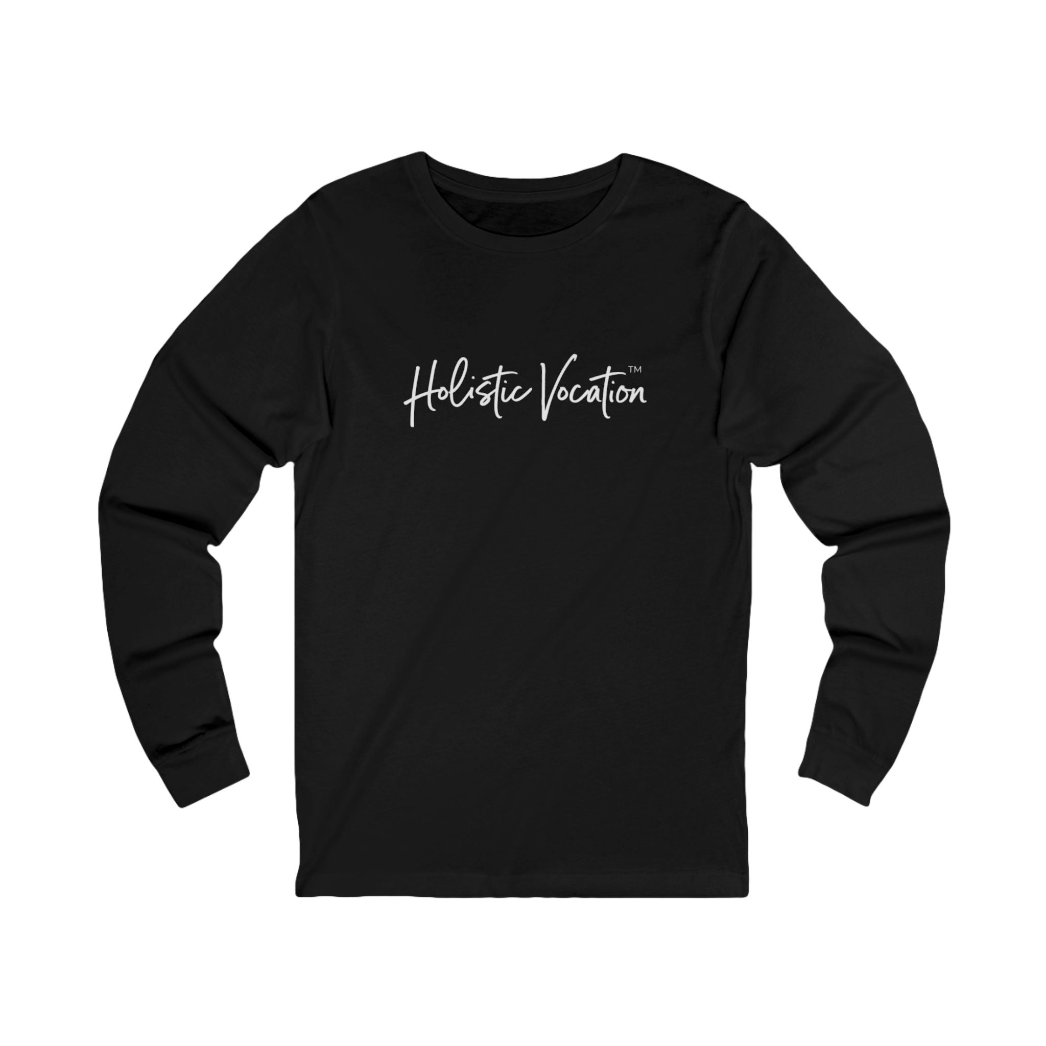 Holistic Vocation Long Sleeve Tee — “got purpose?” Wellness Shirt - White Design