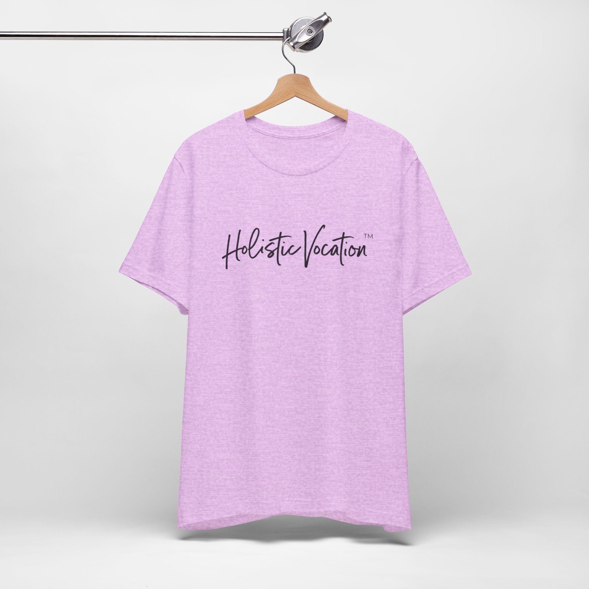 Holistic Vocation Tee — Minimal Script Spiritual Wellness T‑Shirt