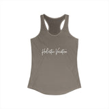 Women's Ideal Racerback Tank - White Design