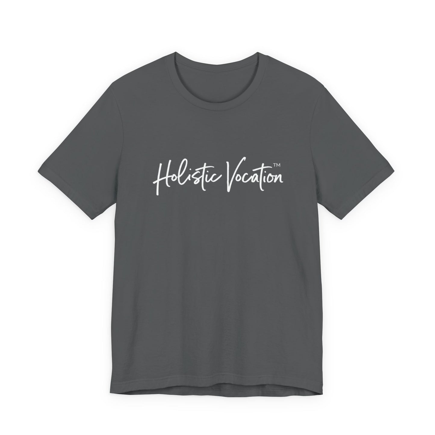 Holistic Vocation Tee — Minimal Script Spiritual Wellness T‑Shirt