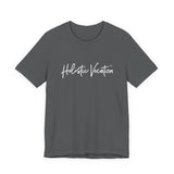Holistic Vocation Tee — Minimal Script Spiritual Wellness T‑Shirt